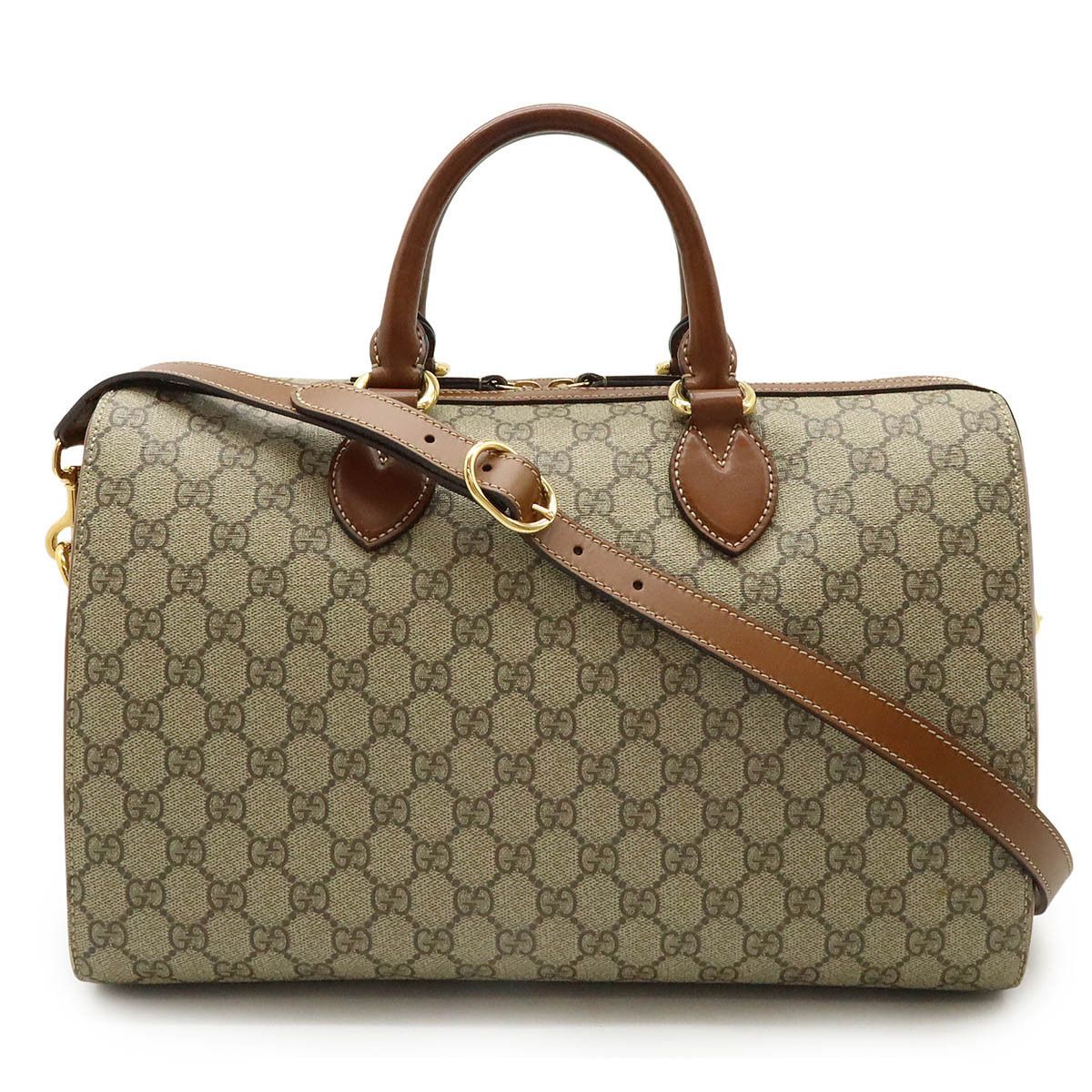 Gucci Gucci GG Supreme 2Way Bag Canvas Shoulder Bag 409527 in Beige, Women's
