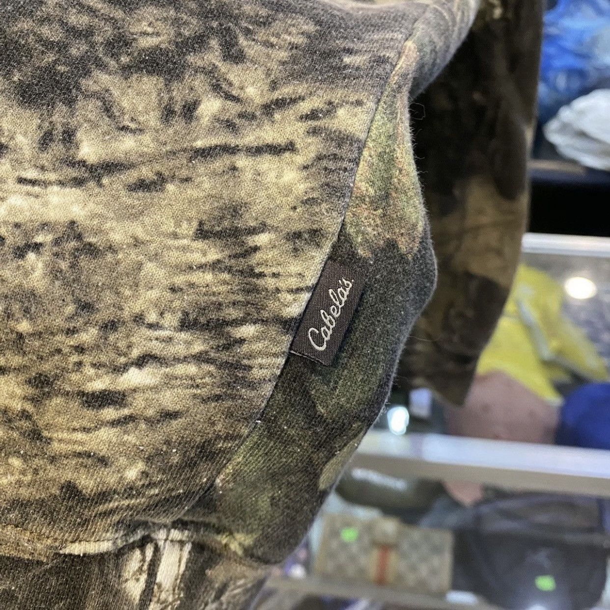 Cabelas CABELA'S Vintage RealTree Camo Spellout Pullover Hoodie Size US XXL / EU 58 / 5 - 6 Thumbnail