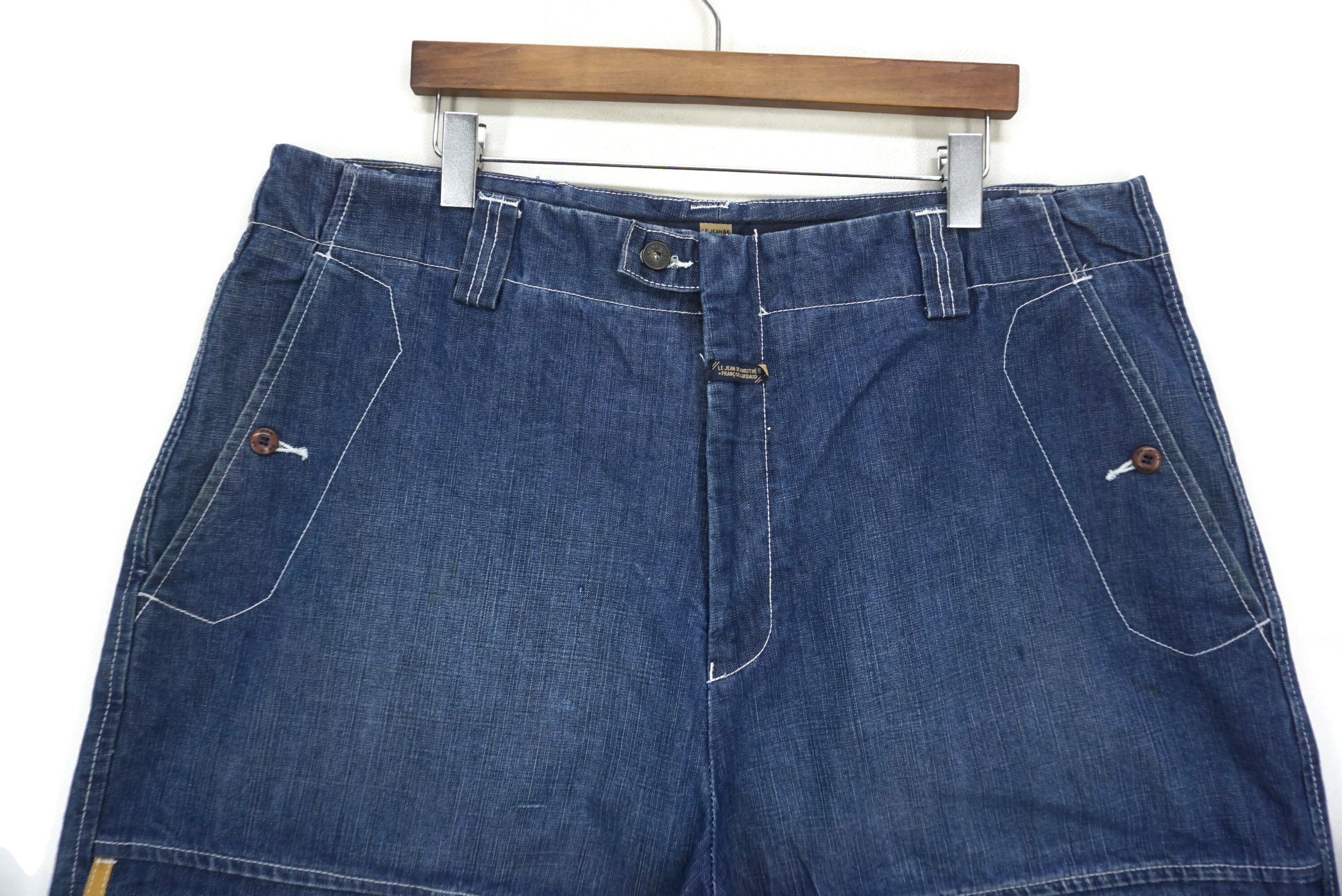 Marithe + Francois Girbaud Vintage Baggy Jeans Shutter Denim fits W42xL34 Size US 40 / EU 56 - 3 Thumbnail