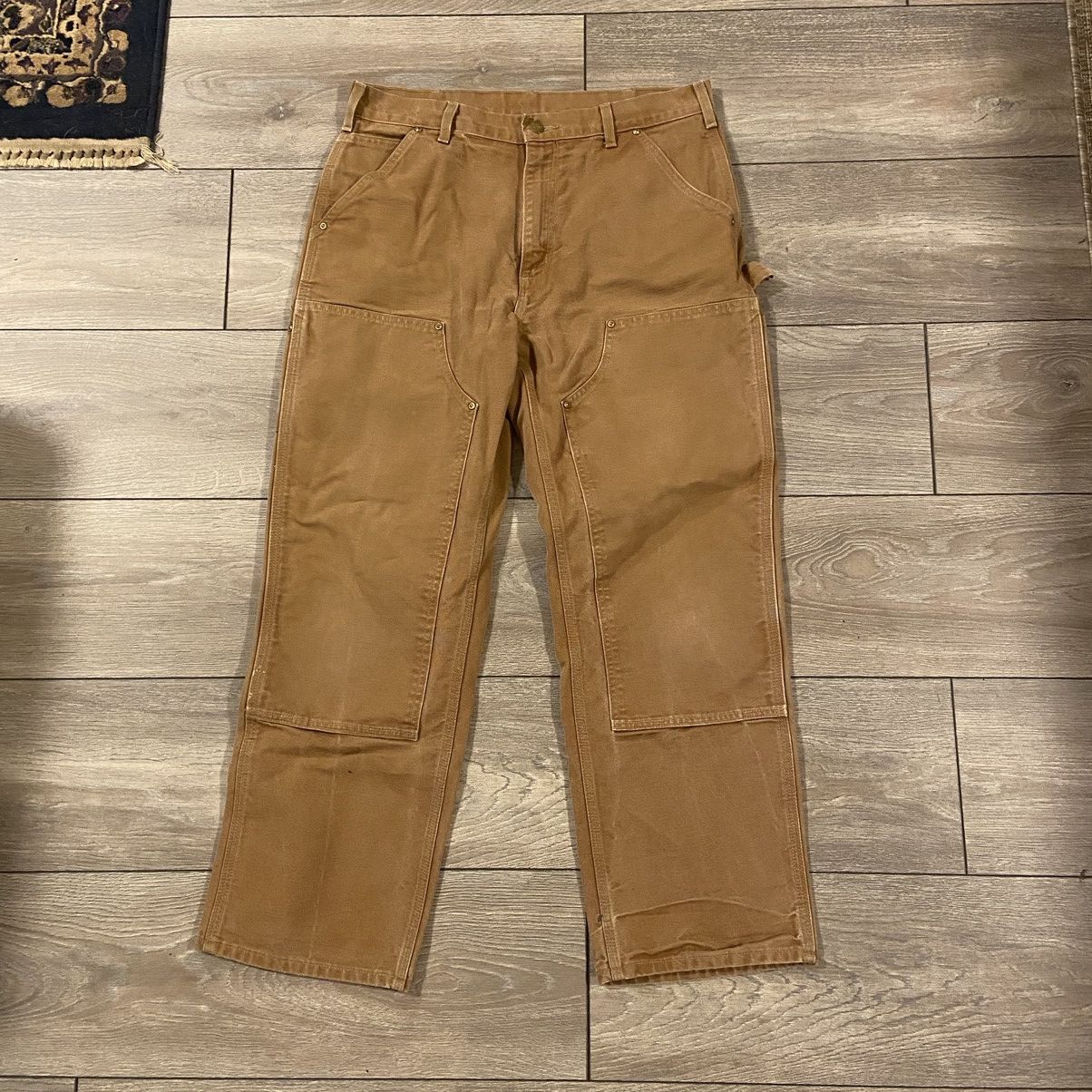 Carhartt × Vintage Carhartt 125th Anniversary Double Knees Duck Brown Size US 34 / EU 50 - 1 Thumbnail