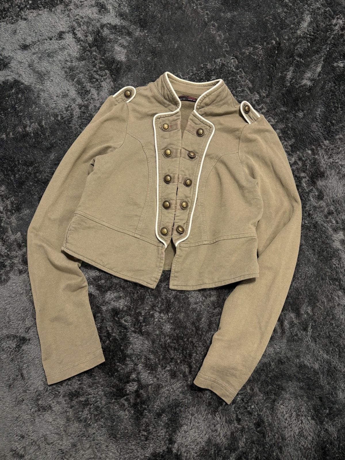 Hysteric Glamour × Undercover 00s Napoleon Military Jacket Coat YSL PPFM Balmain Vibe Size S / US 4 / IT 40 - 1 Thumbnail