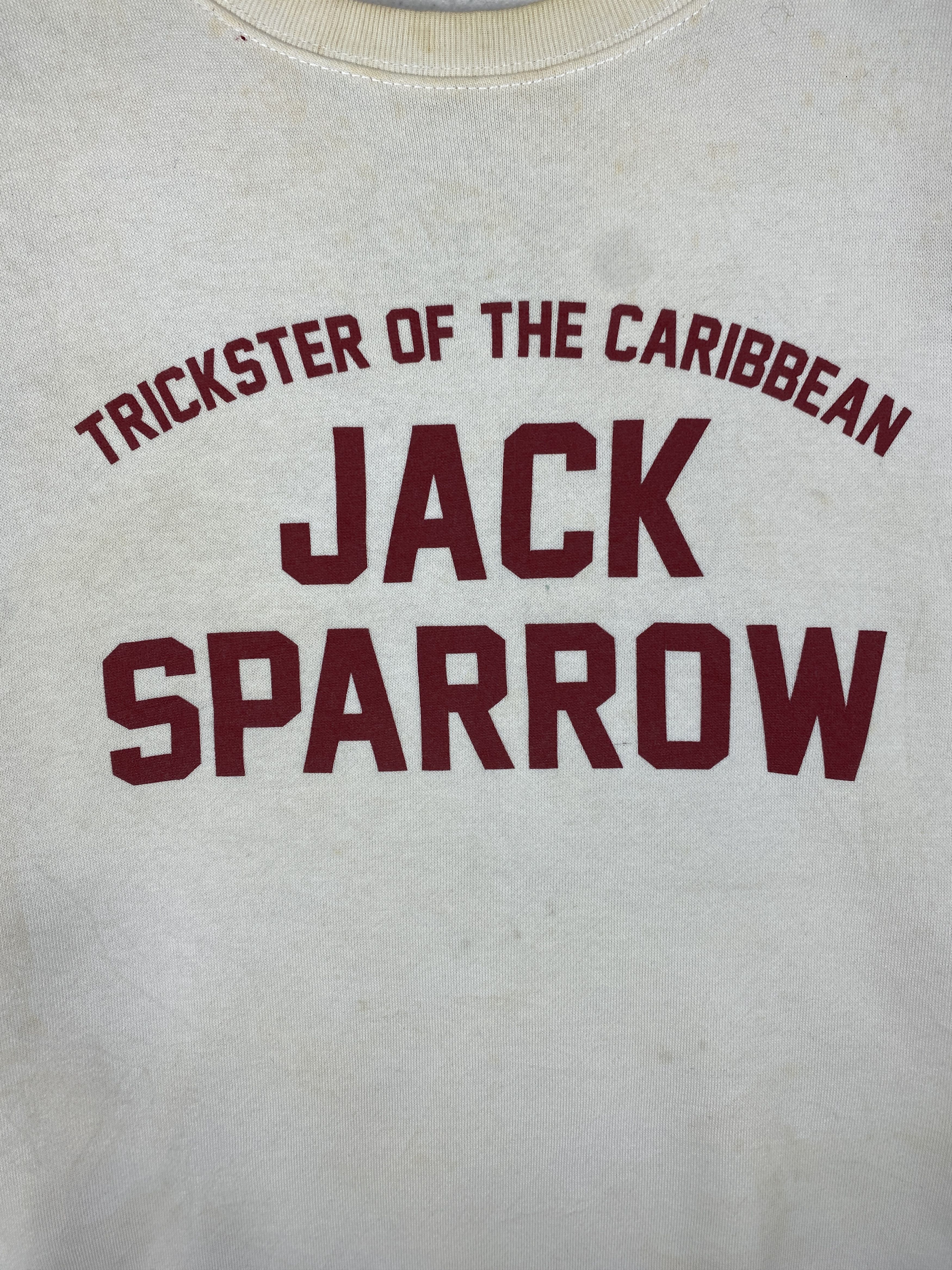 Disney Vintage Pirates Caribbean Jack Sparrow Sweatshirts PS0388 Size US L / EU 52-54 / 3 - 4 Thumbnail