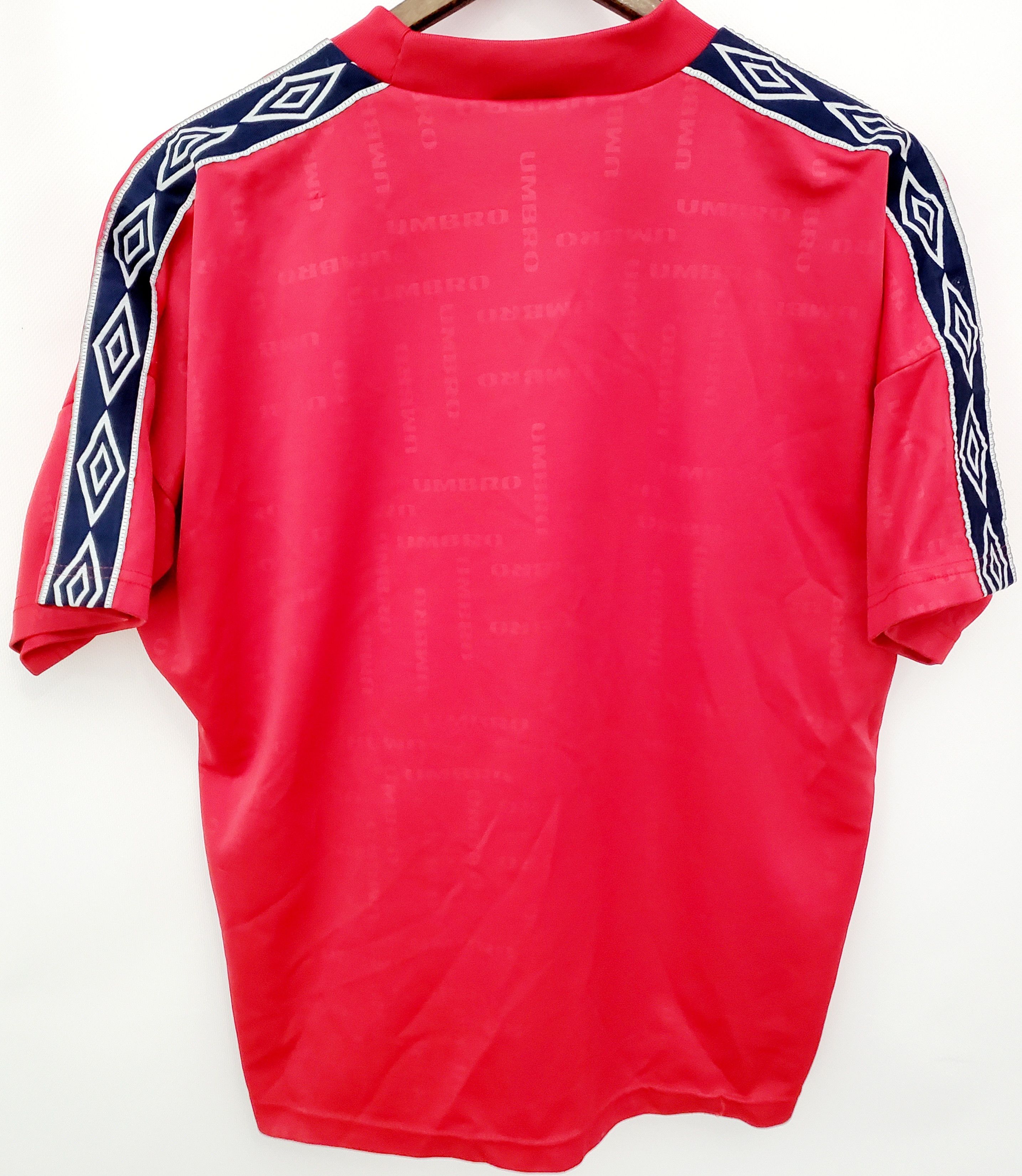 Umbro × Vintage Vintage 90’s Umbro England Soccer Jersey size S,M Size US S / EU 44-46 / 1 - 3 Thumbnail