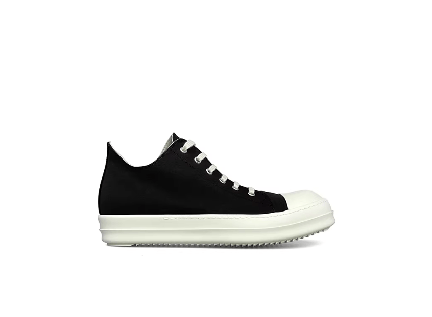 Rick Owens Drkshdw Rick Owens DRKSHDW Men's Canvas Low Top Sneakers Size US 11 / EU 44 - 1 Thumbnail