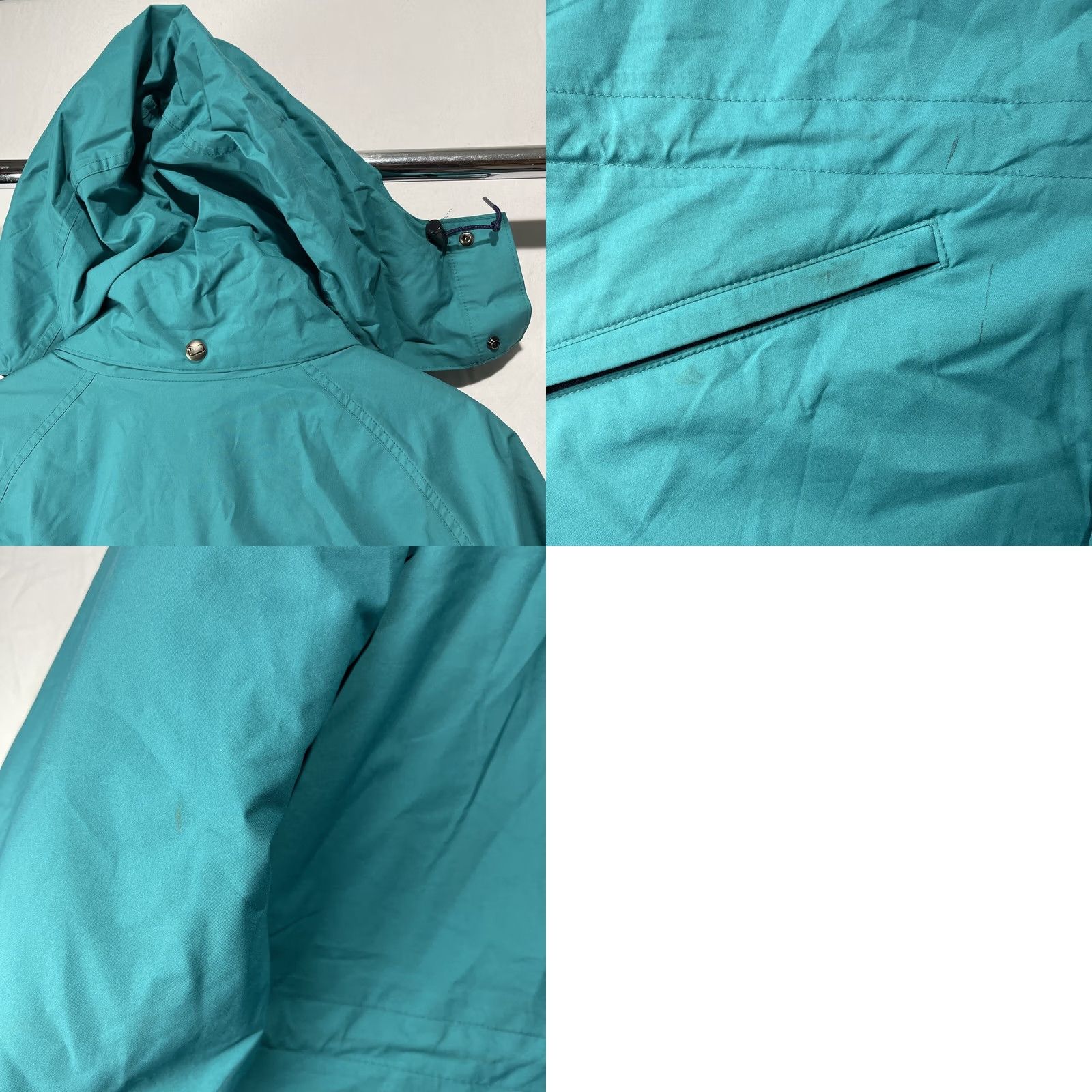 Vintage VINTAGE Woolrich Jacket Mens Large Blue Windbreaker Teton Gore Tex Hooded Zip Size US L / EU 52-54 / 3 - 10 Thumbnail