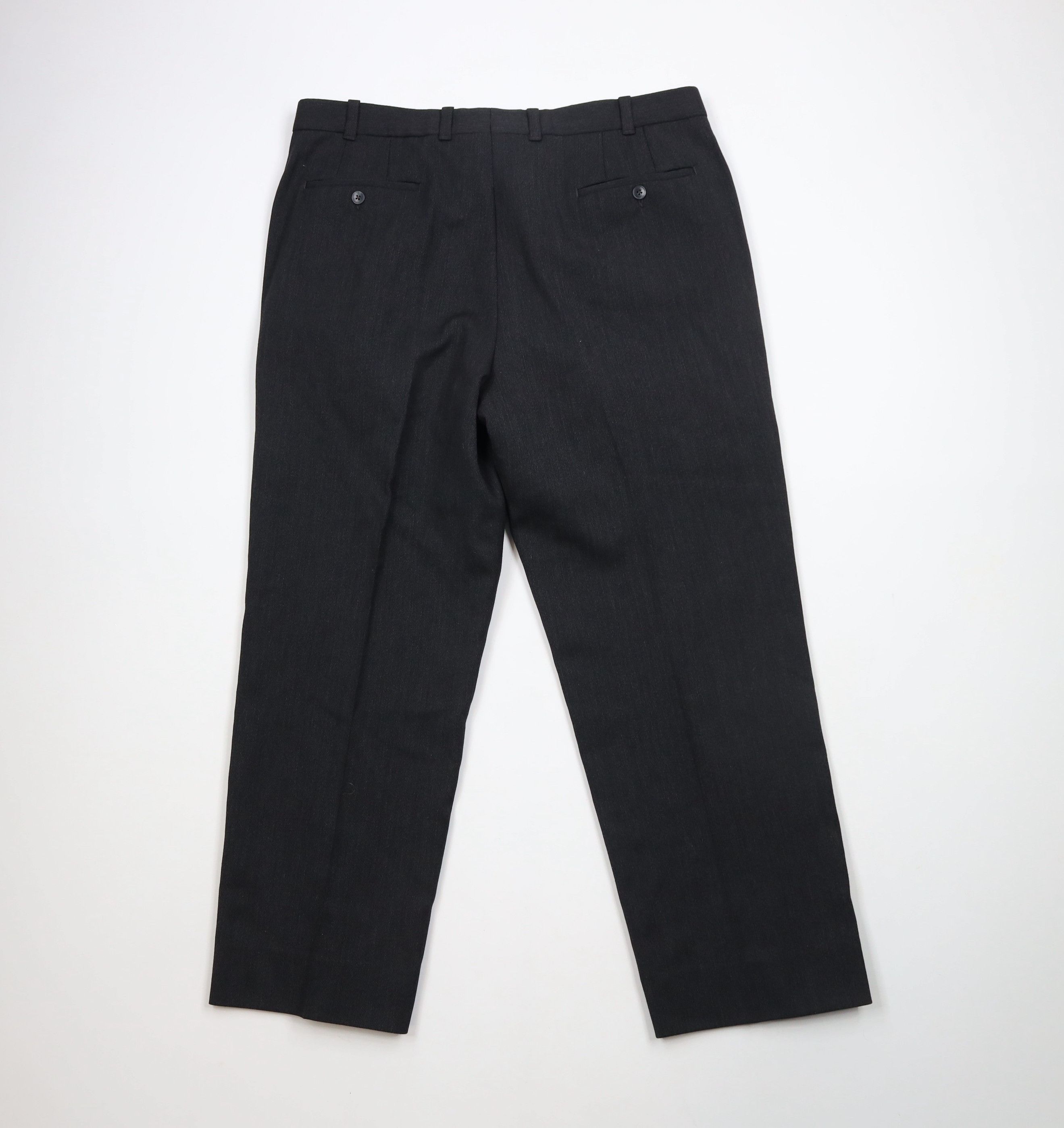 Vintage Vintage 90s Streetwear Wide Leg Chino Pants Charcoal Gray Size US 36 / EU 52 - 9 Thumbnail