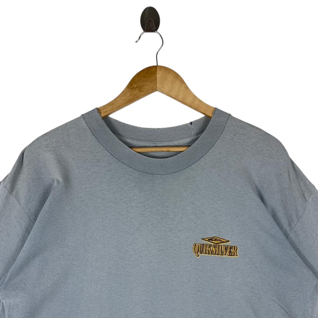 Quiksilver Vintage distressed QUIKSILVER Surfing back hit tee Size US M / EU 48-50 / 2 - 3 Thumbnail