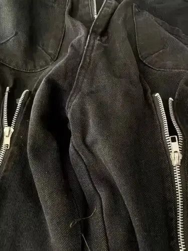 Other Low Waist Straight Open-zipper Slit Harajuku Streetwear Size US 29 - 2 Thumbnail