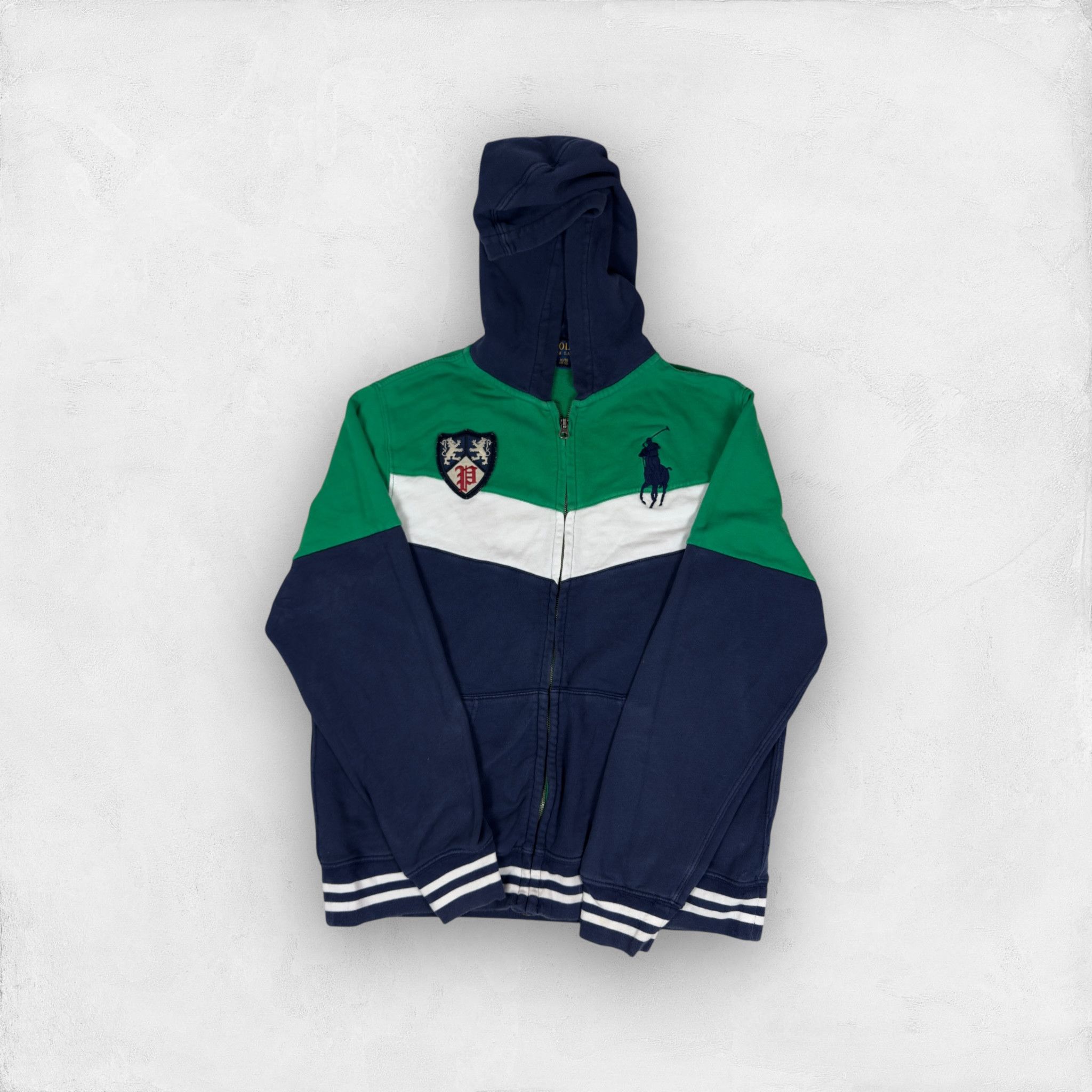 Polo Ralph Lauren Polo Ralph Lauren Multi Cotton Full Zip Hoodie XL (18-20) Size XL / US 12-14 / IT 48-50 - 1 Thumbnail