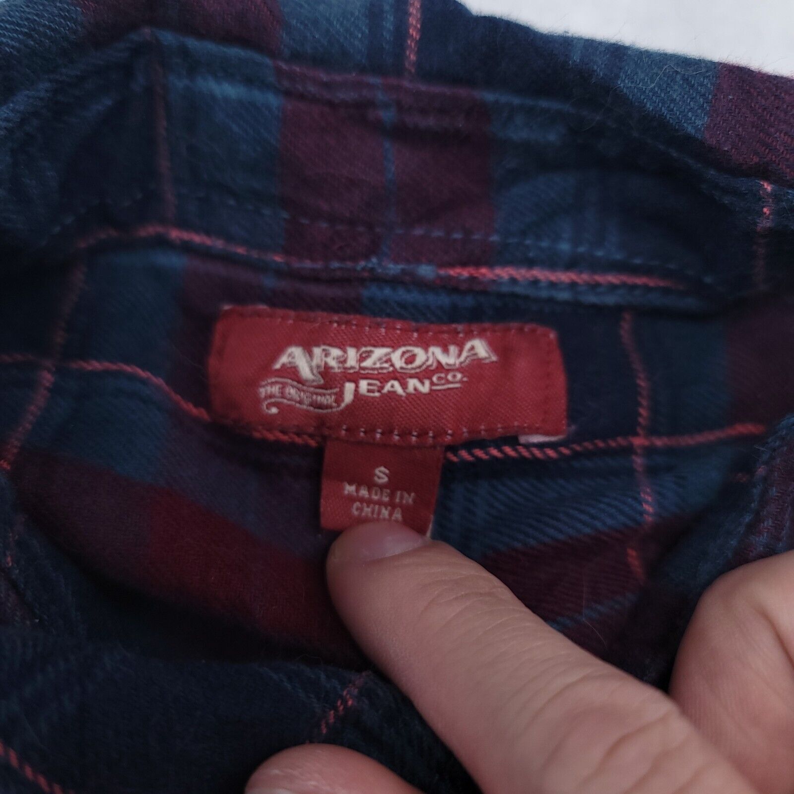 Arizona Jean Co. Arizona Jean Co Tartan Flannel Shirt Womens Size S Blue Red Size S / US 4 / IT 40 - 3 Thumbnail