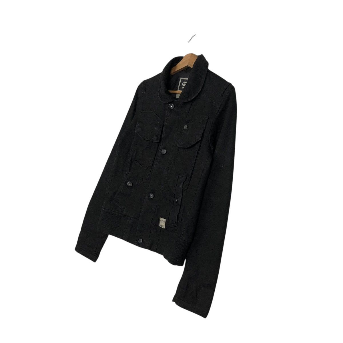 G-Star 🔥VINTAGE CROPPED BIKER JACKET G STAR RAW MULTI POCKETS Size US XS / EU 42 / 0 - 4 Thumbnail