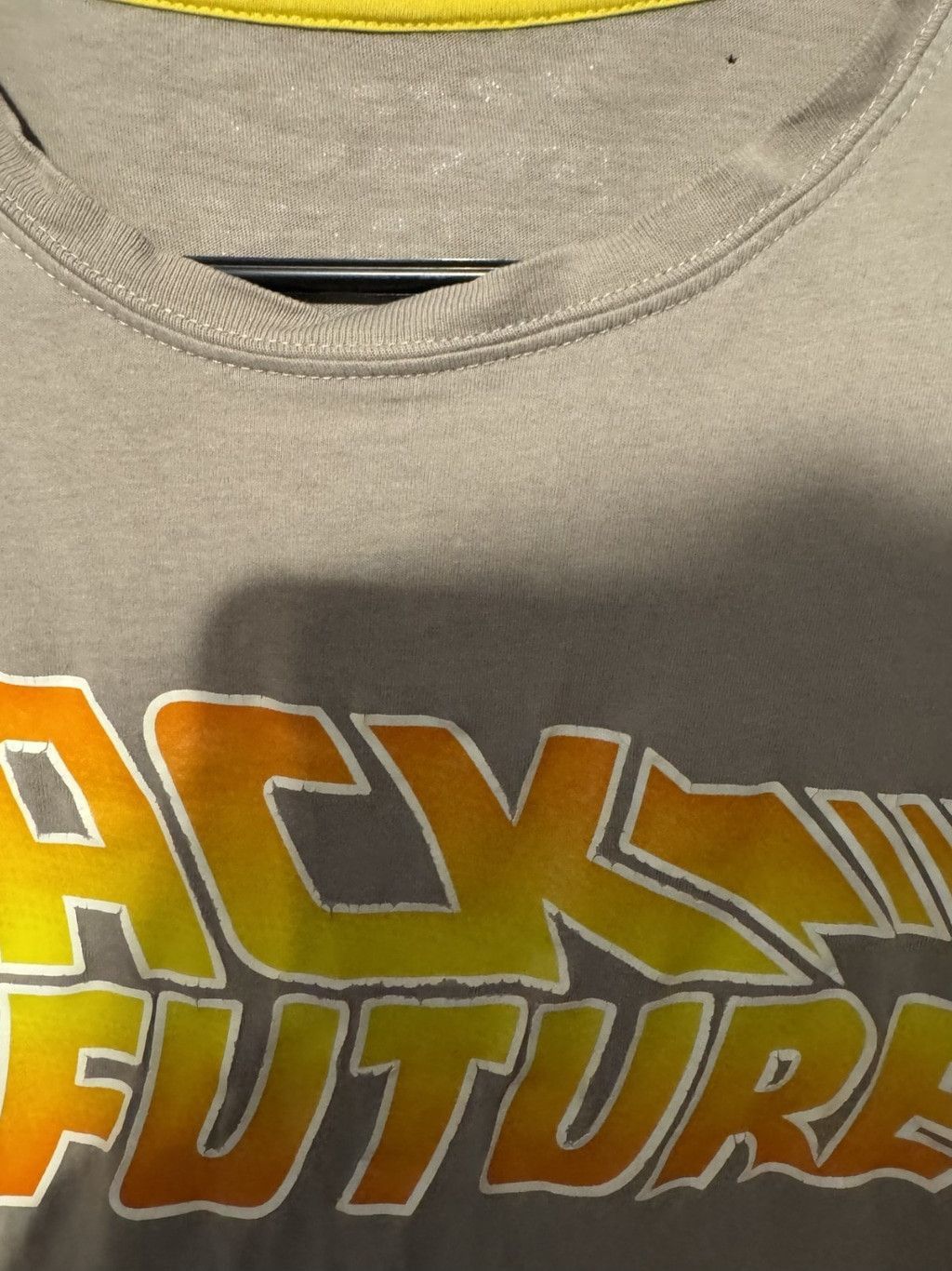 The Unbranded Brand Back to the Future Movie Logo T Shirt Men's Size L (?) Gray Size US L / EU 52-54 / 3 - 6 Thumbnail