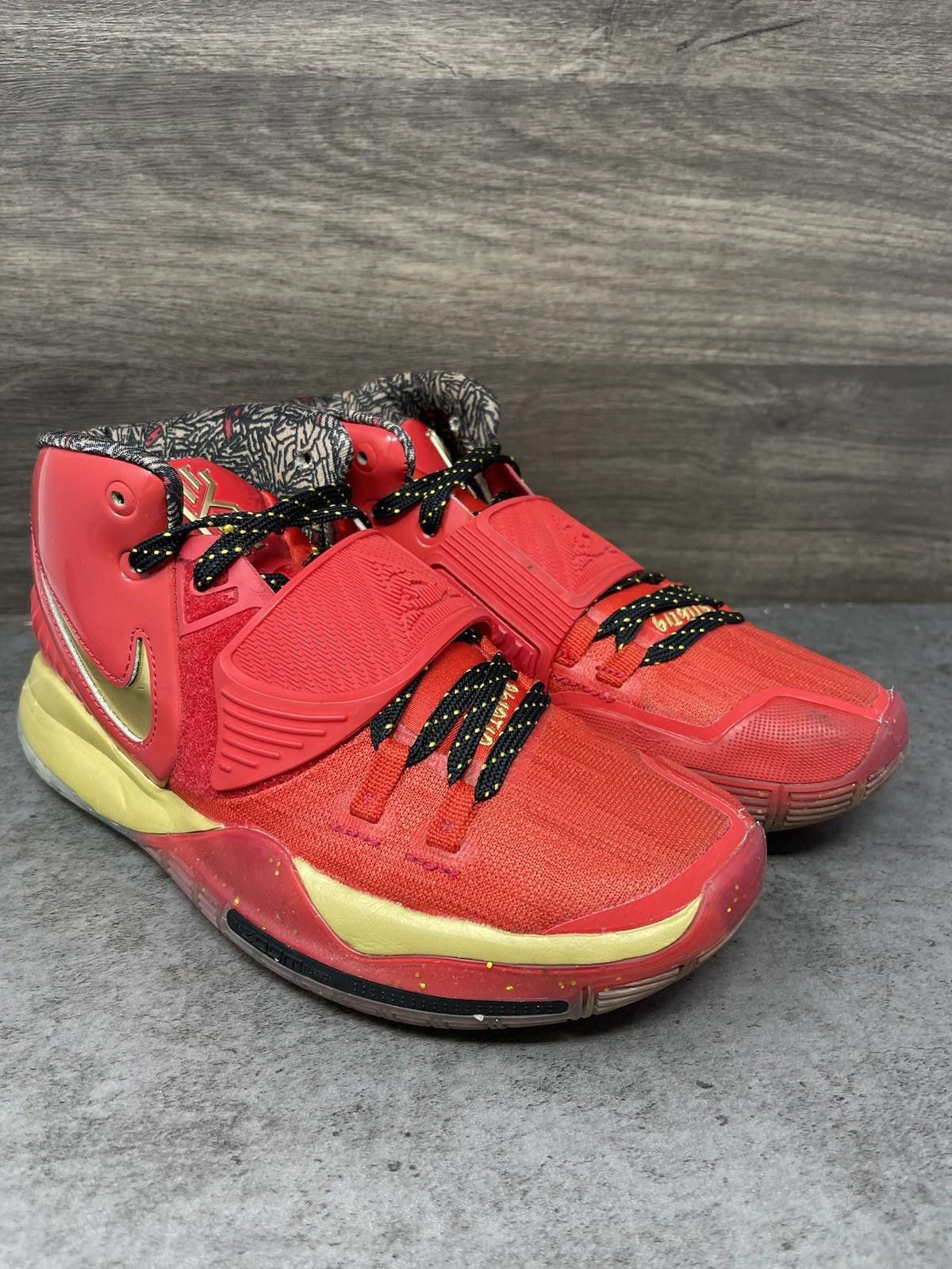 Nike Nike Kyrie 6 Shoes Mens Size 7.5 Red Gold Trophies Size US 7.5 / EU 40-41 - 4 Thumbnail