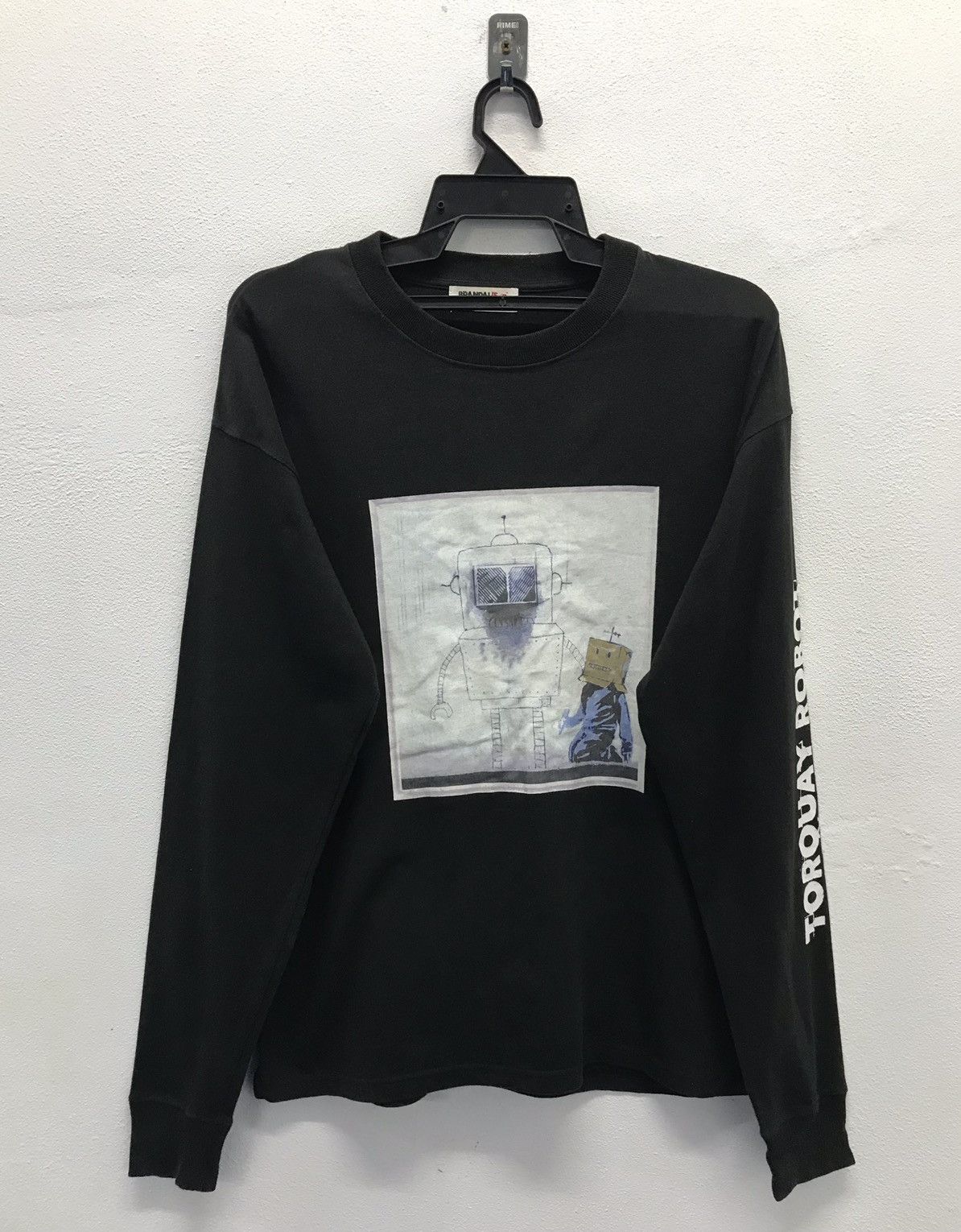 Japanese Brand × Vintage Vintage Brandalised Torquay Robot Sweatshirt Size US M / EU 48-50 / 2 - 1 Thumbnail