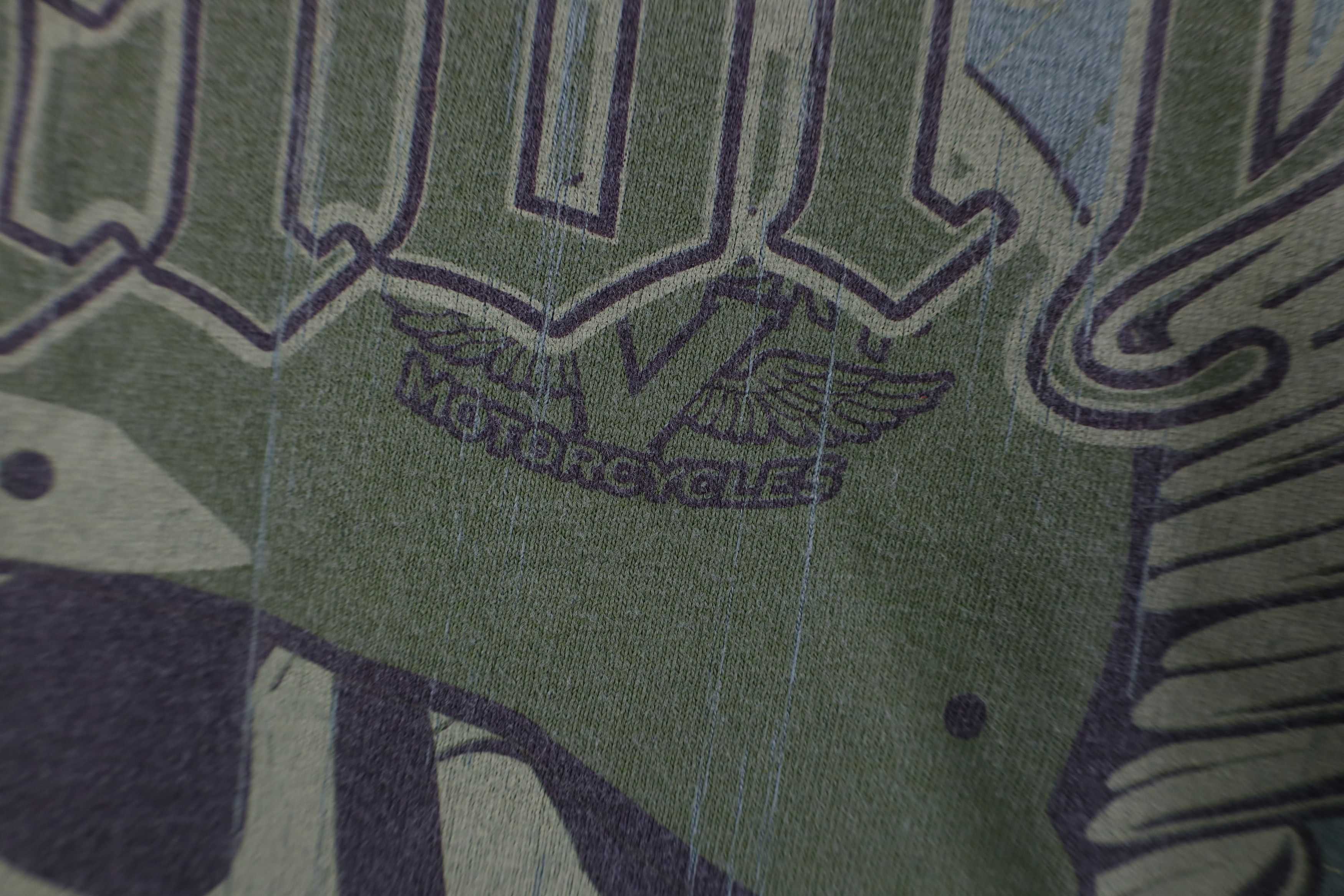 Vintage Vintage Victory Motorcycle Spell Out Skull Military T-Shirt Size US L / EU 52-54 / 3 - 11 Thumbnail