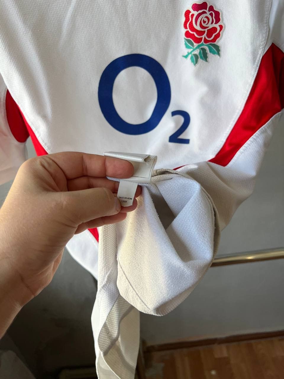 Vintage 2003/4 ENGLAND TEAM HOME RUGBY UNION NIKE JERSEY SHIRT SZ L Size US L / EU 52-54 / 3 - 9 Thumbnail