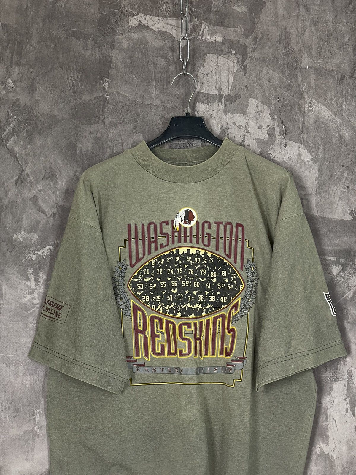 NFL × Vintage VINTAGE 1990s WASHINGTON REDSKINS NFL FOOTBALL T SHIRT Size US L / EU 52-54 / 3 - 2 Thumbnail