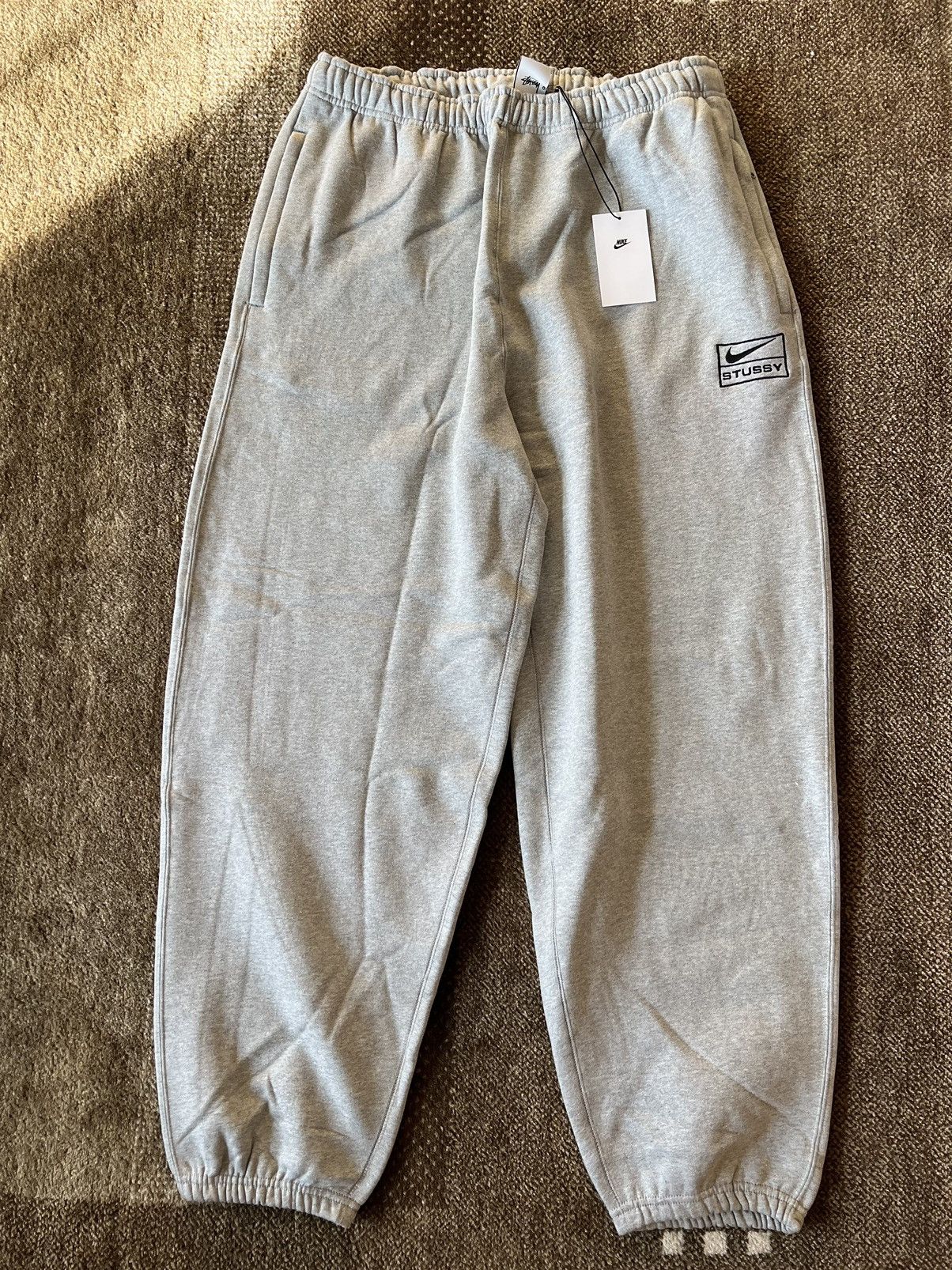 Nike STUSSY X NIKE heavyweight grey sweatpants XL (fast shipping