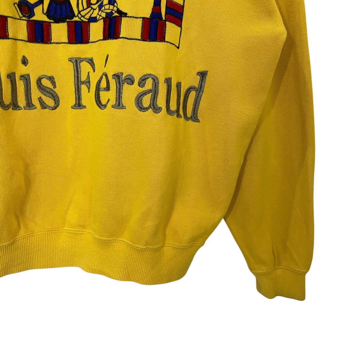 Louis Feraud Vintage Louis Feraud Embroidery Big Logo Sweatshirt Size US M / EU 48-50 / 2 - 4 Thumbnail