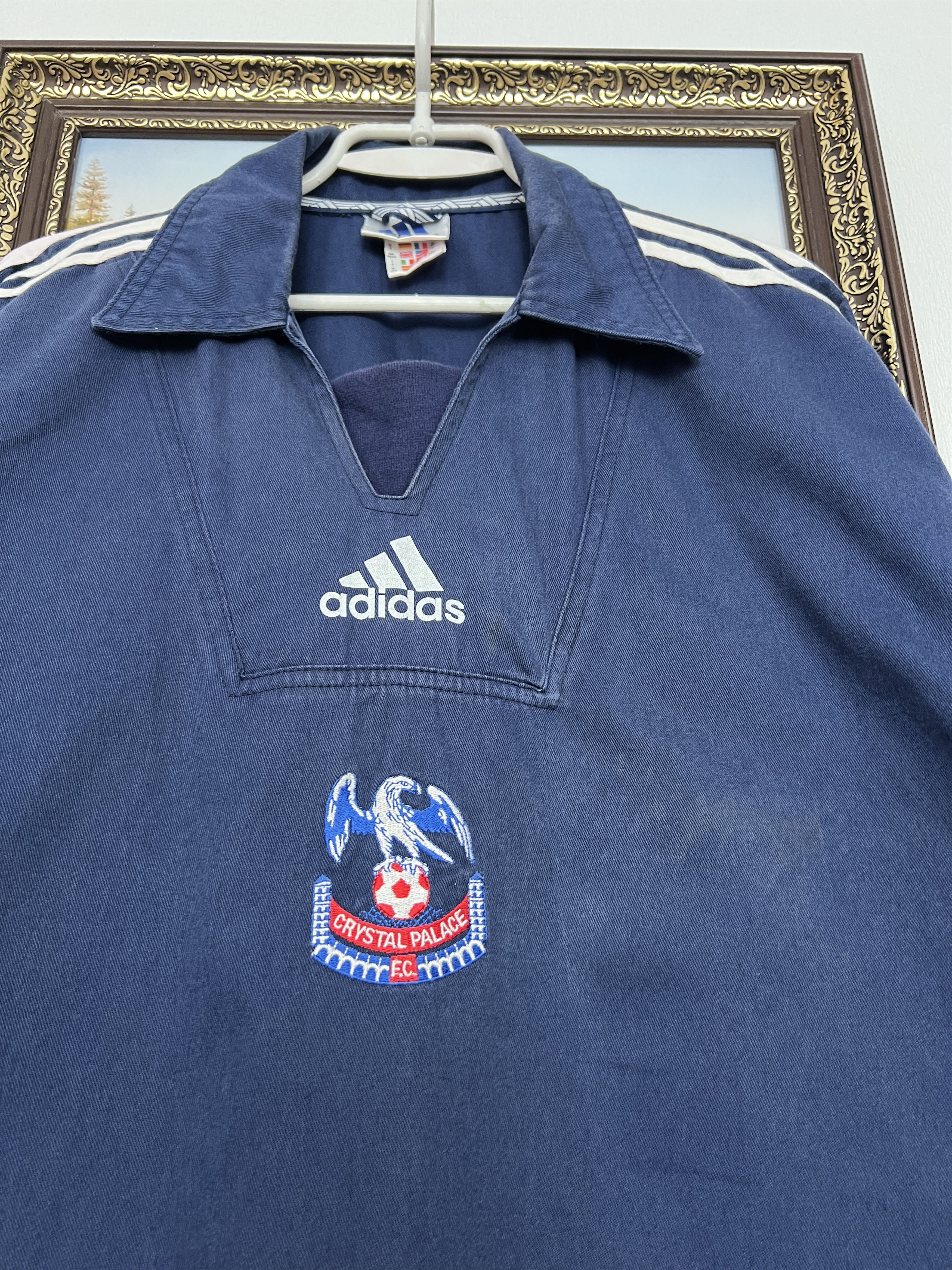 Adidas Vintage 90's Adidas Crystal Palace Football Jacket Soccer Size US M / EU 48-50 / 2 - 3 Thumbnail