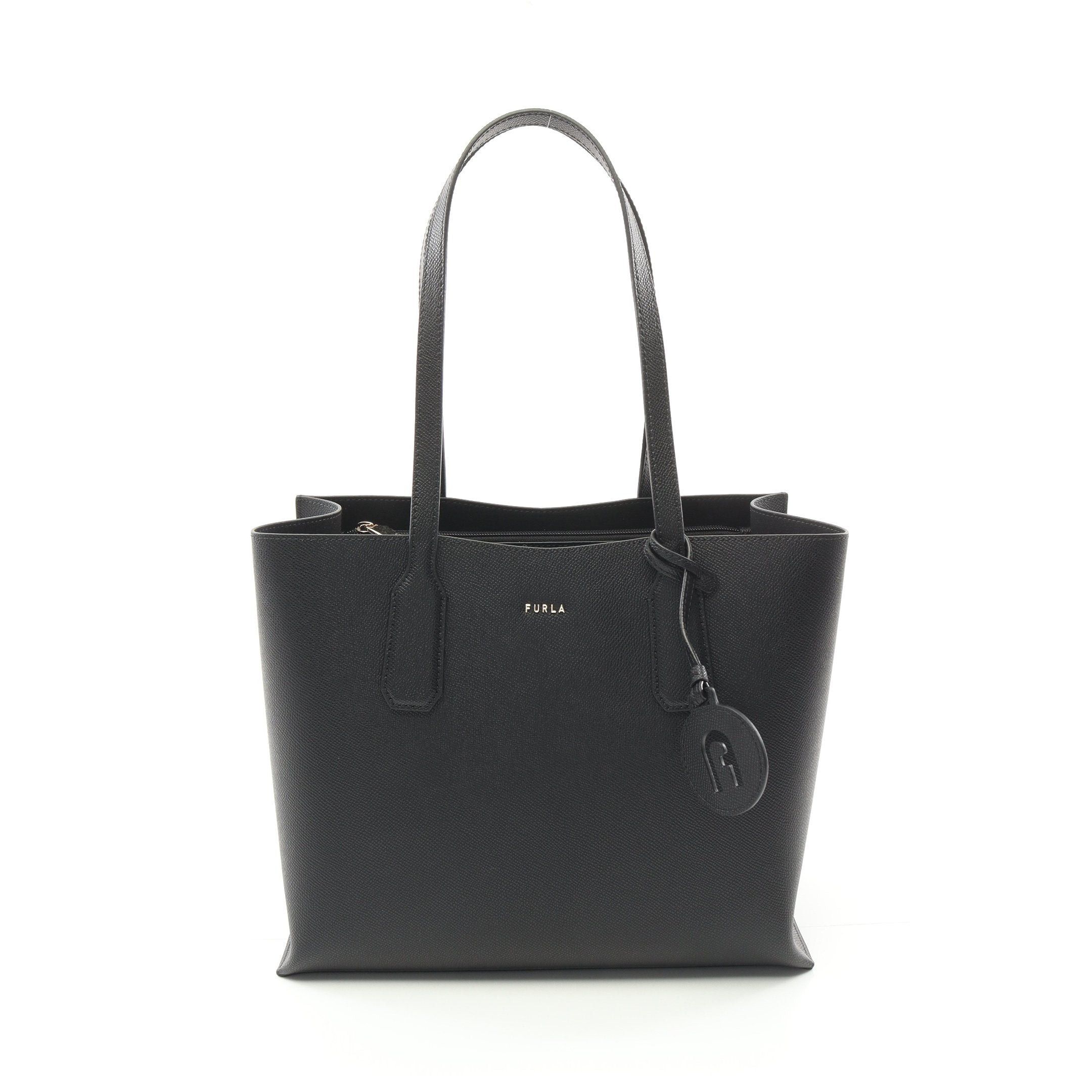 Furla Furla Classic Handbag Tote Bag Leather Black Size ONE SIZE - 1 Thumbnail