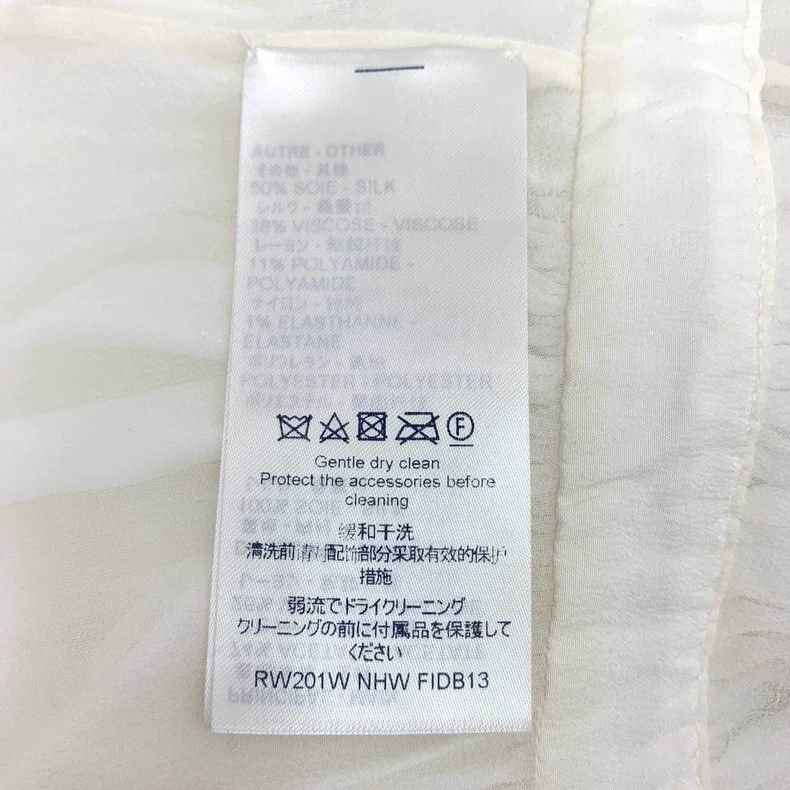 Louis Vuitton Louis Vuitton White logo presbyopic sequined mulberry silk Size XXS / US 00 / IT 34 - 7 Thumbnail