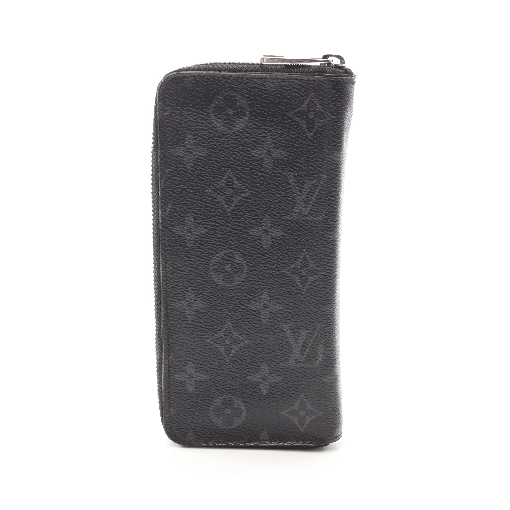 Louis Vuitton Louis Vuitton Zippy Wallet Vertical Monogram Eclipse Round Zipper Long Leather Black Size ONE SIZE - 1 Thumbnail