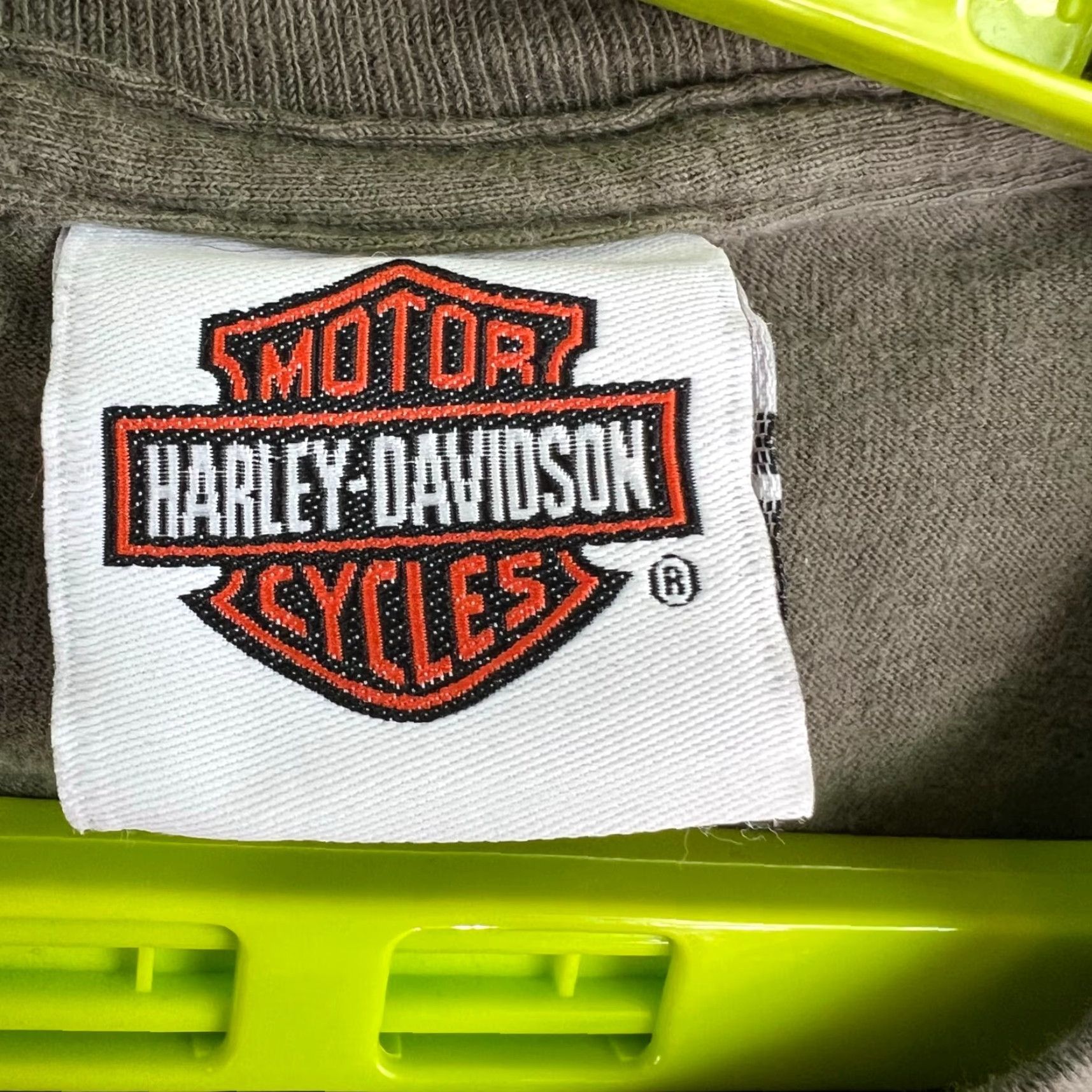 Harley Davidson Harley-Davidson Graphic T-Shirt Mens Size M Green Biker Motorcycle USA Size US M / EU 48-50 / 2 - 4 Thumbnail
