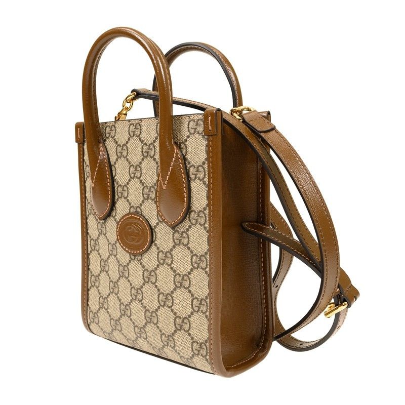Gucci oc11z0226 Size: OS / Mini Tote Bag With Interlocking G Size ONE SIZE - 3 Thumbnail