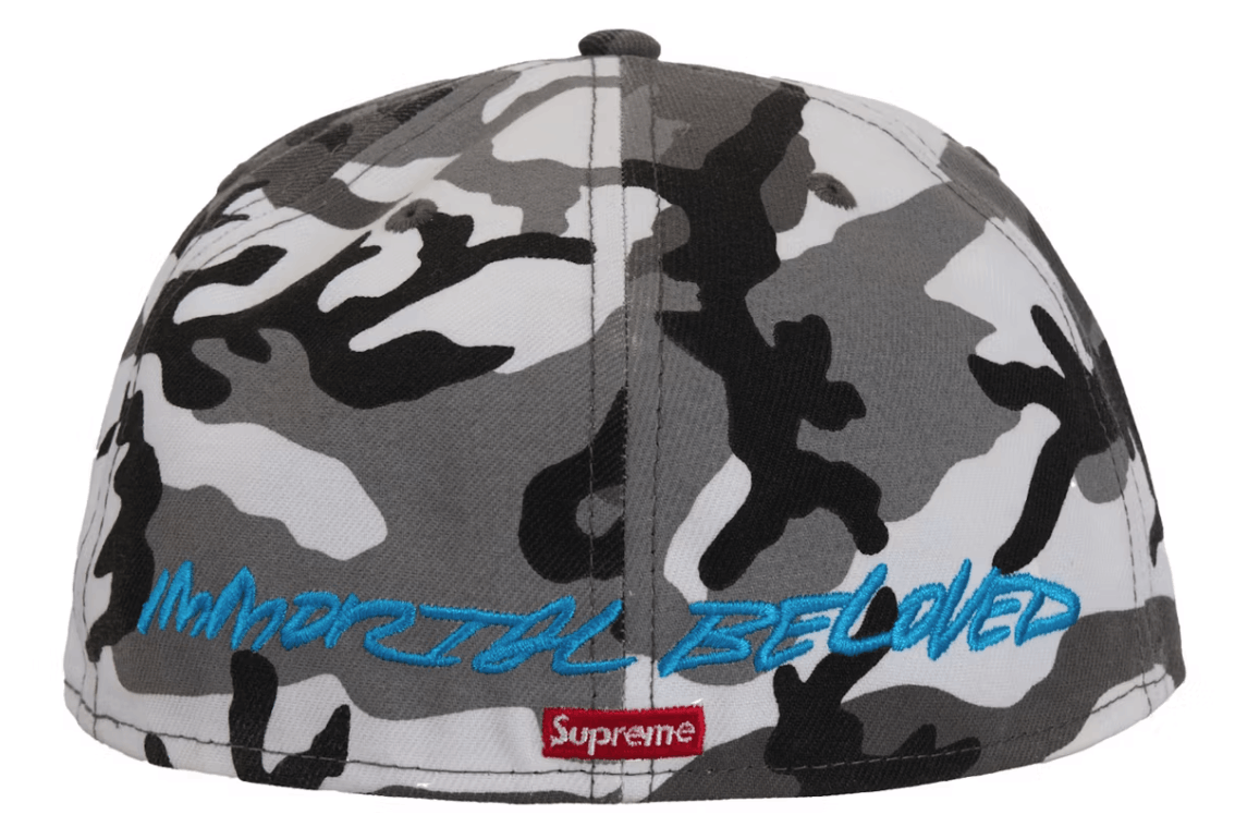 Supreme Futura New Era 59Fifty Fitted Hat Snow Camo sz 7 1/2