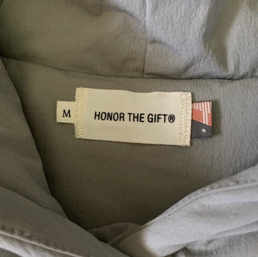 Honor the Gift Honor the Gift Cobalt Puff Hoodie in Stone SS22 Size M Size US M / EU 48-50 / 2 - 3 Thumbnail