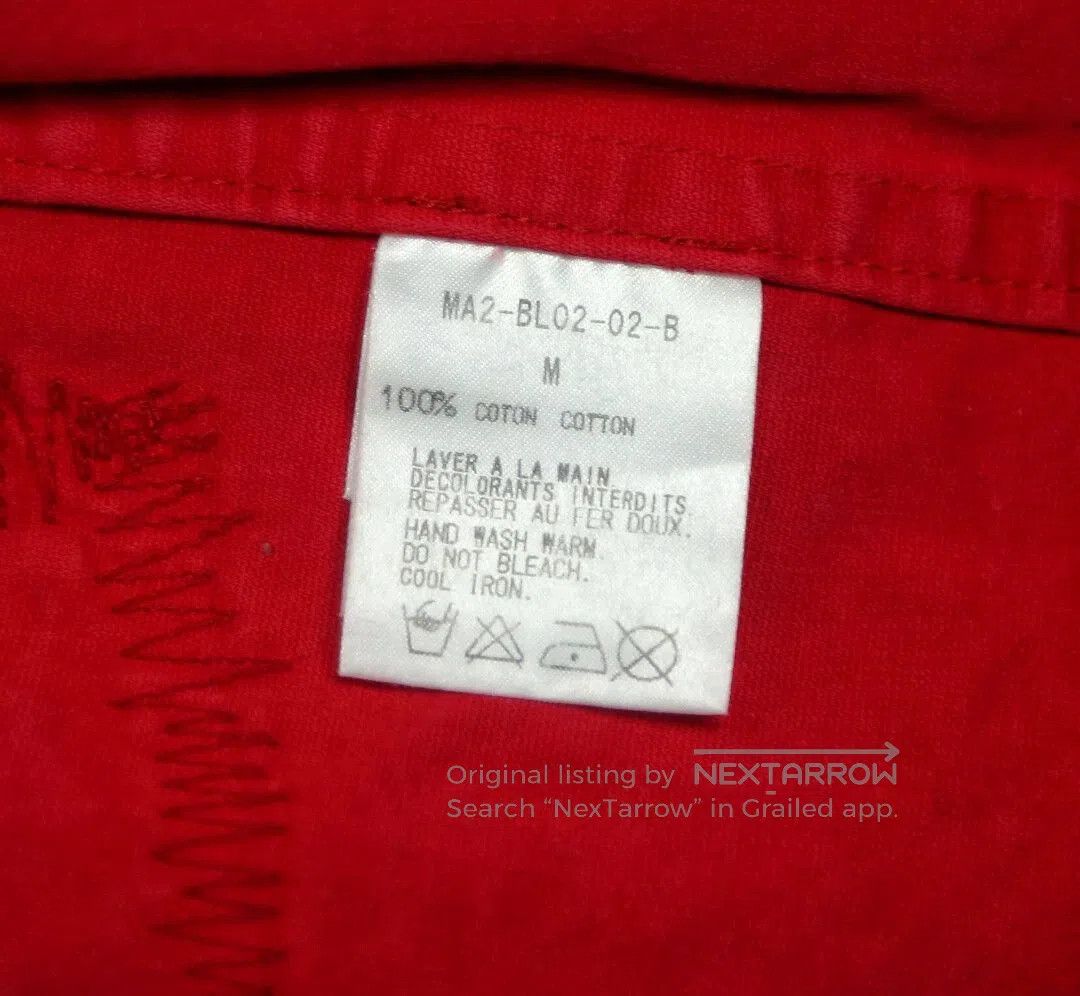Mastermind Japan Red Graphic Print Light Jacket Size M. Size US M / EU 48-50 / 2 - 8 Thumbnail