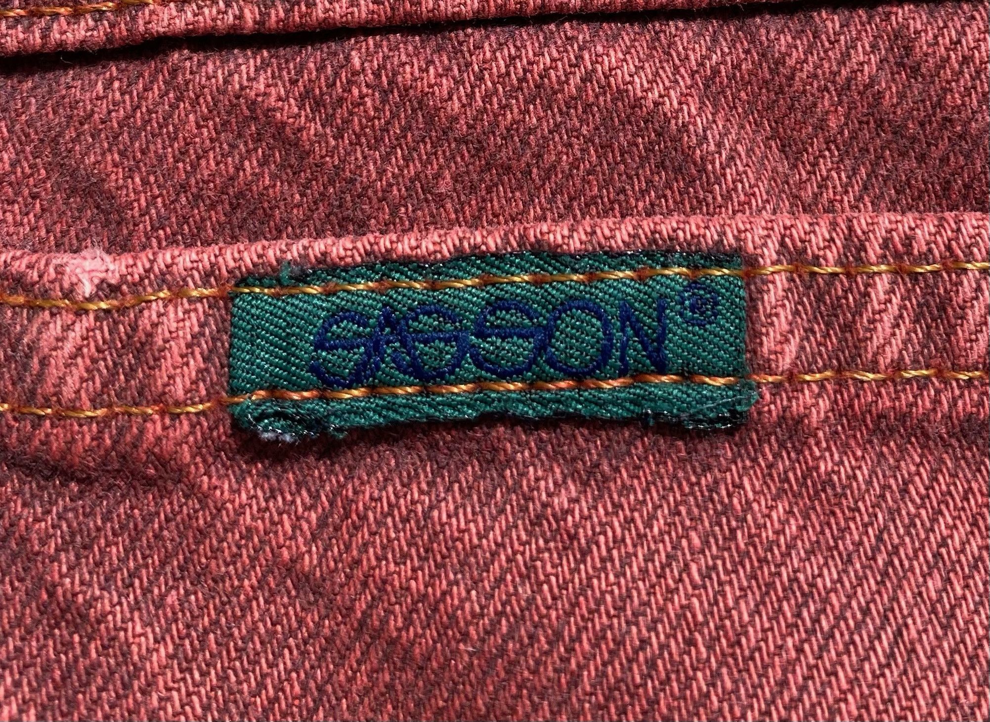 Vintage 90’s Sasson Desert Red Denim Jean Shorts Jorts Men’s Size 35 Size US 35 - 7 Thumbnail