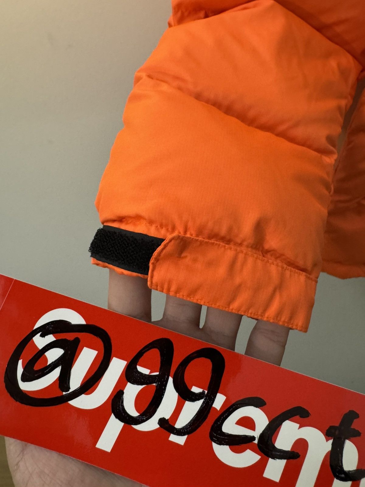 Supreme × The North Face Supreme TNF Orange Nuptse Jacket Size US M / EU 48-50 / 2 - 12 Thumbnail