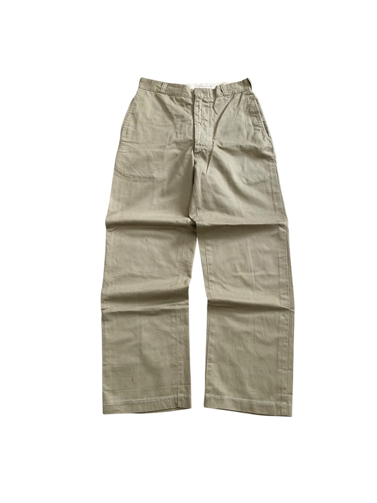 Vintage Vintage 60s Us Army Military Khaki Trousers Size US 28 / EU 44 - 1 Thumbnail