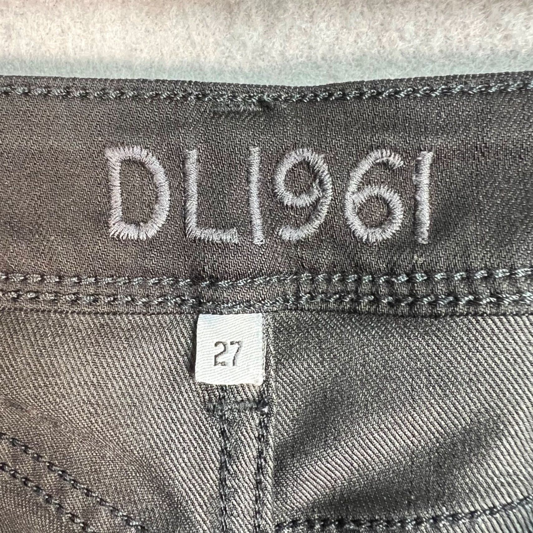 DL1961 VINTAGE DL1961 Cindy Slim Boot Jeans Women 27 Black Denim Bootcut 32in Inseam Womens Size 27" / US 4 / IT 40 - 3 Thumbnail