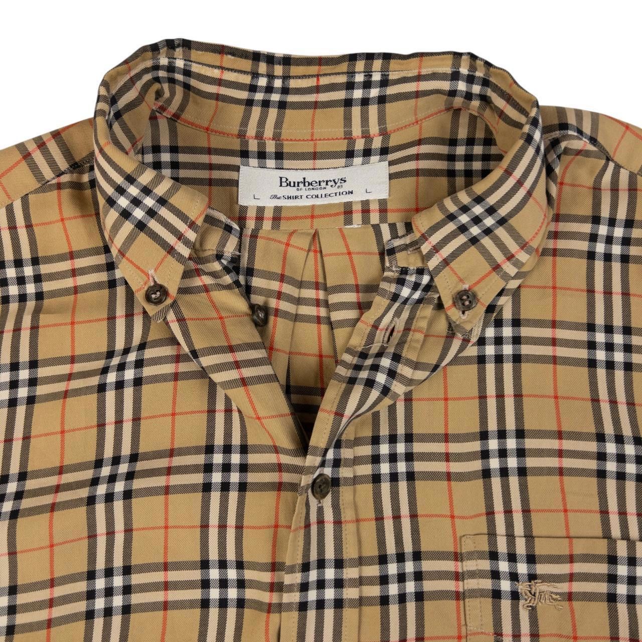 Burberry Vintage Burberry Nova Check Long Sleeve Button Shirt Size L Size US L / EU 52-54 / 3 - 3 Thumbnail