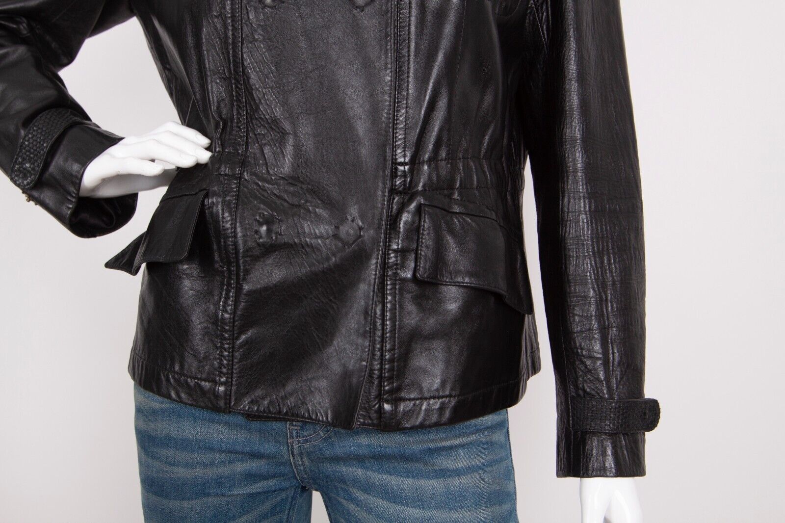 YSL by Tom Ford – Iconic Leather Jacket, Size 38 M