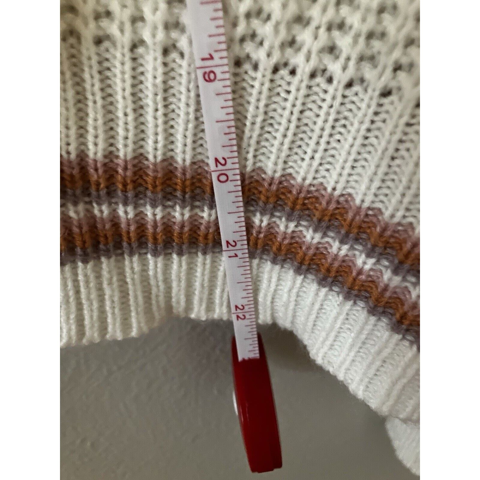 Other Polly Esther oversized cardigan sized medium white tan Size M / US 6-8 / IT 42-44 - 5 Thumbnail