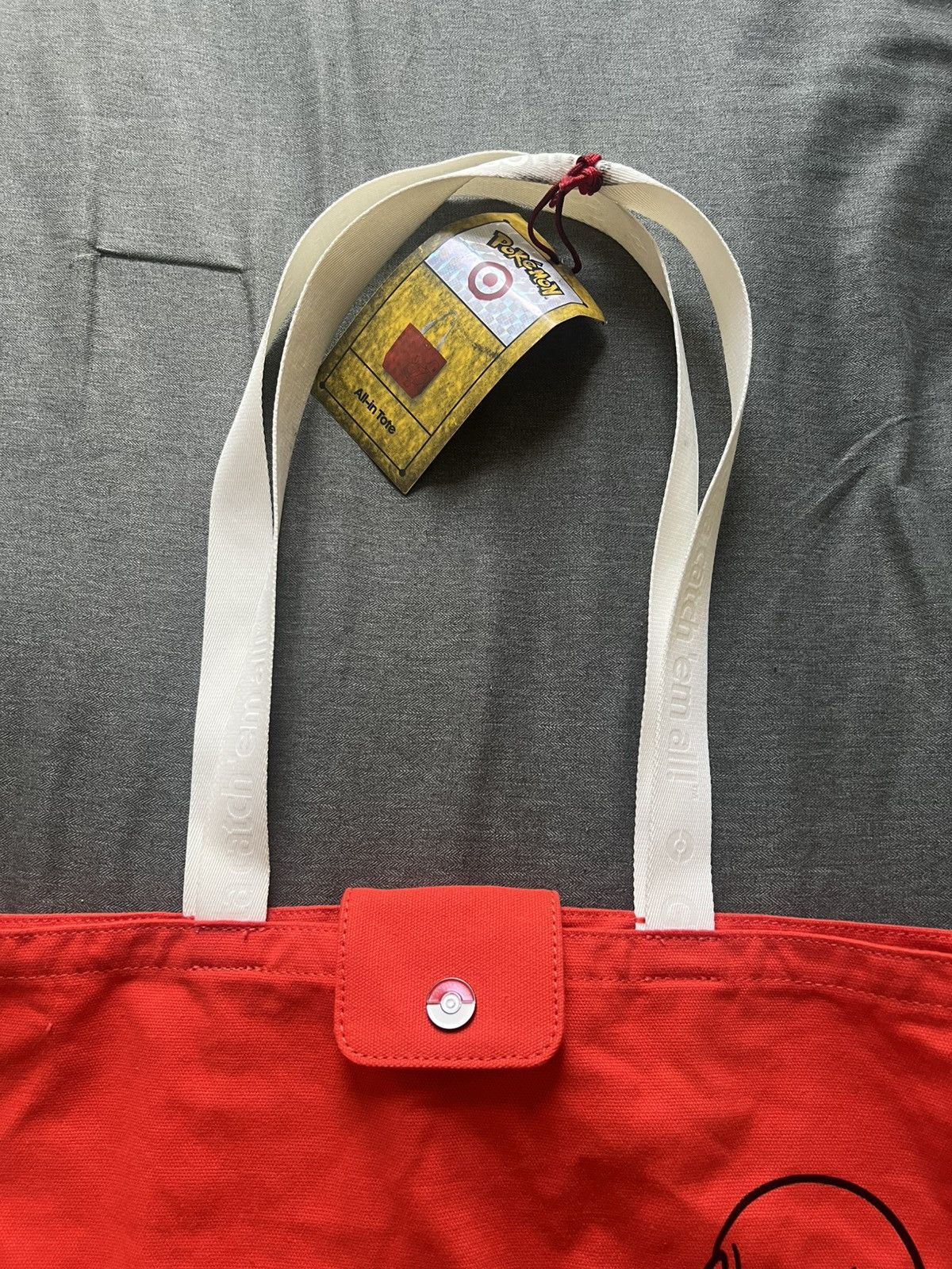 Pokemon Pokemon Target Reusable Tote Red Size ONE SIZE - 5 Thumbnail