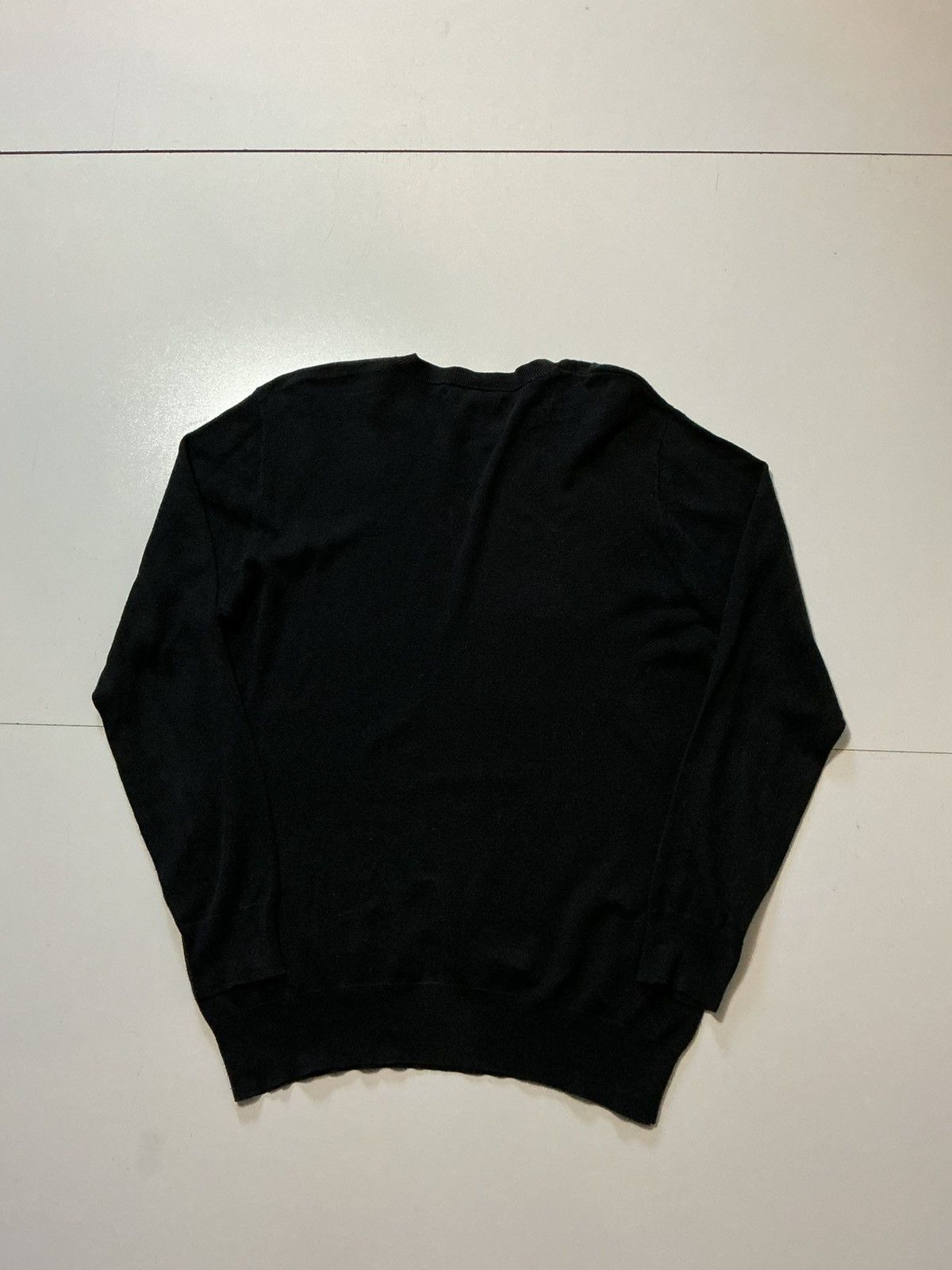 Ksubi Ksubi Black Knit Thin Lightweight Crewneck Pullover Sweater Size US M / EU 48-50 / 2 - 2 Thumbnail
