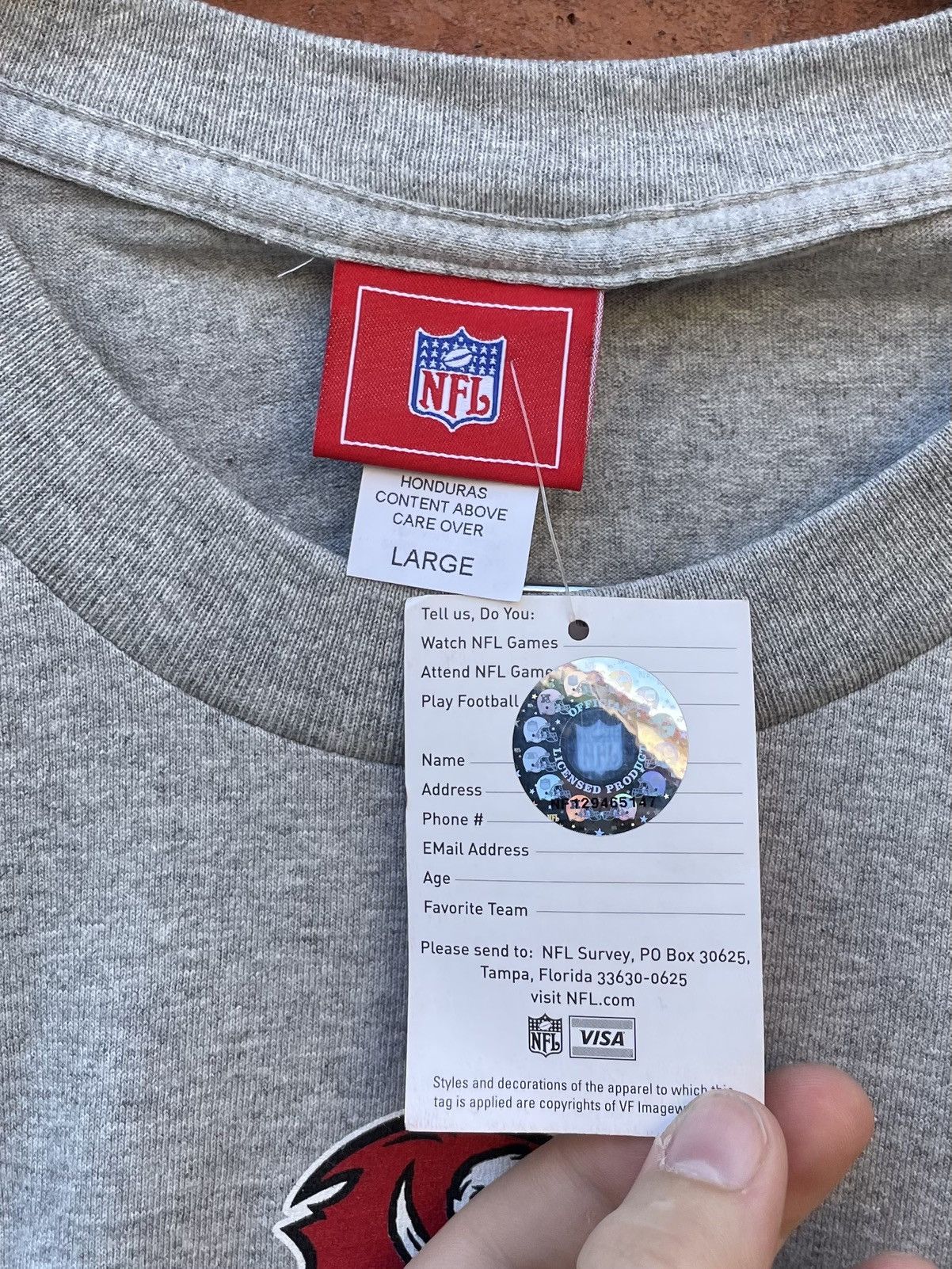 NFL NWT Y2k NFL Tampa Bay Buccaneers Longsleeve Size US L / EU 52-54 / 3 - 2 Thumbnail