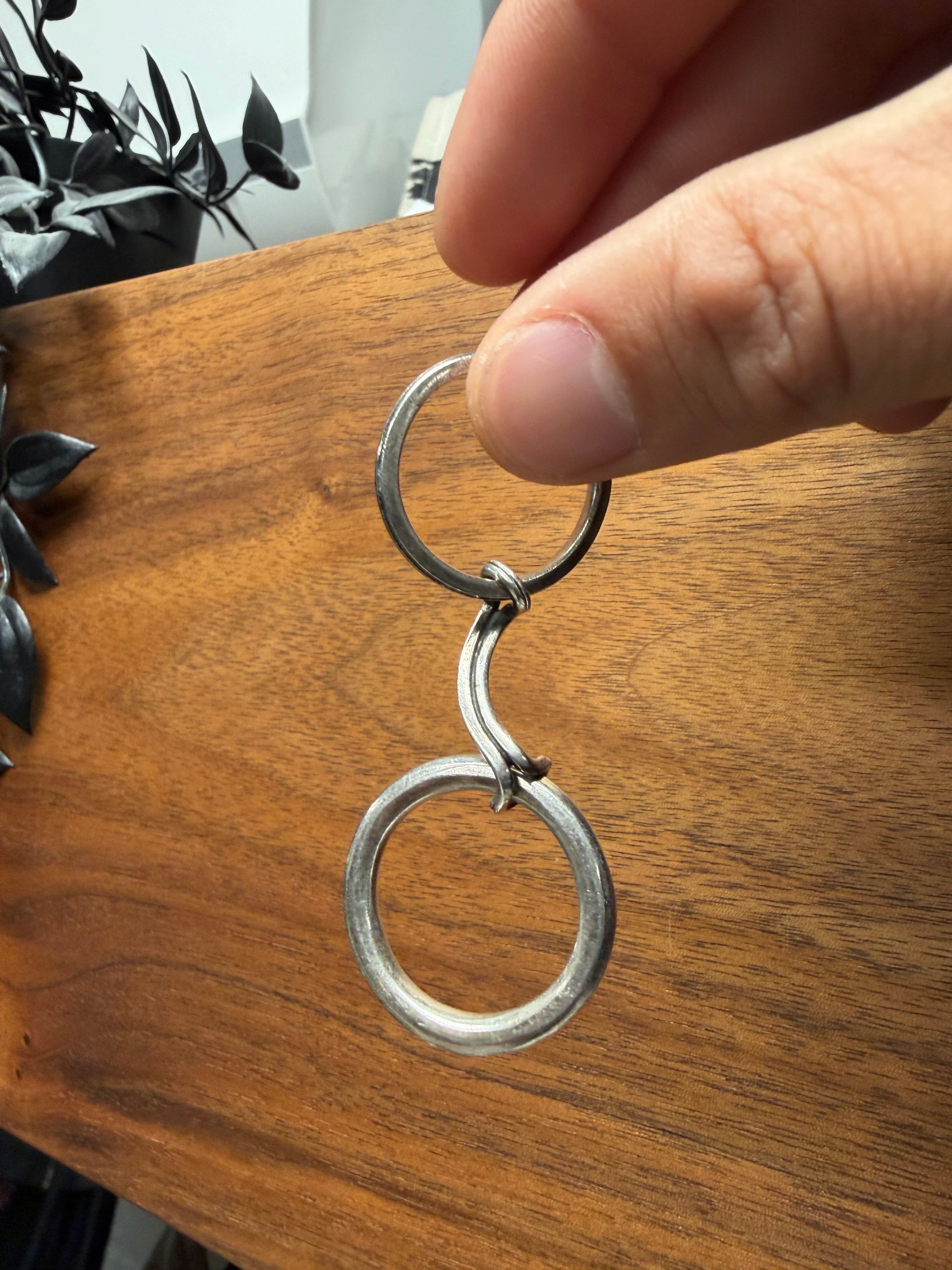 Werkstatt Munchen Werkstatt:Munchen ‘Interconnected’ 925 Silver Double Ring Size ONE SIZE - 1 Thumbnail