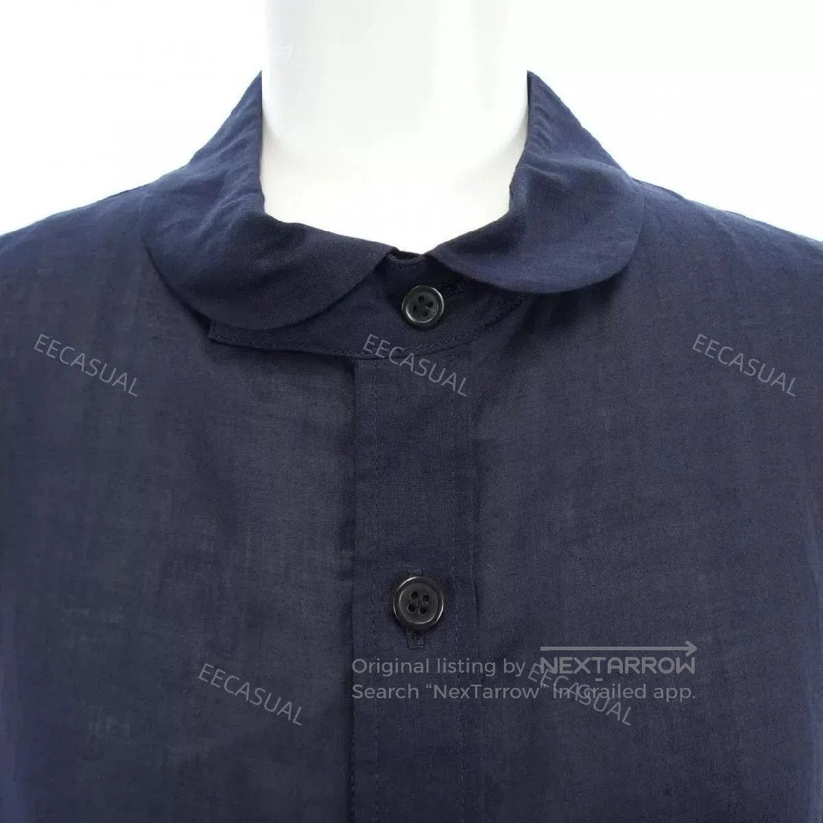 Y's Y's Navy Blue Short Sleeve Shirt. Size US M / EU 48-50 / 2 - 3 Thumbnail