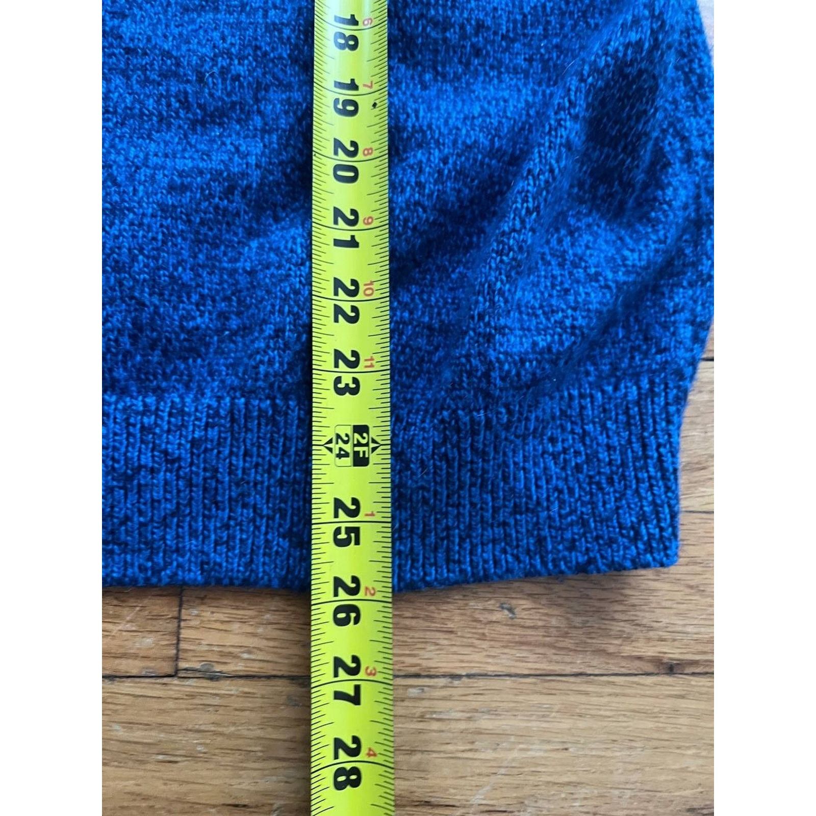 Lands' End Lands End Men’s Fair Isle winter Sweater Blue Sz L A001709 Size US L / EU 52-54 / 3 - 7 Thumbnail