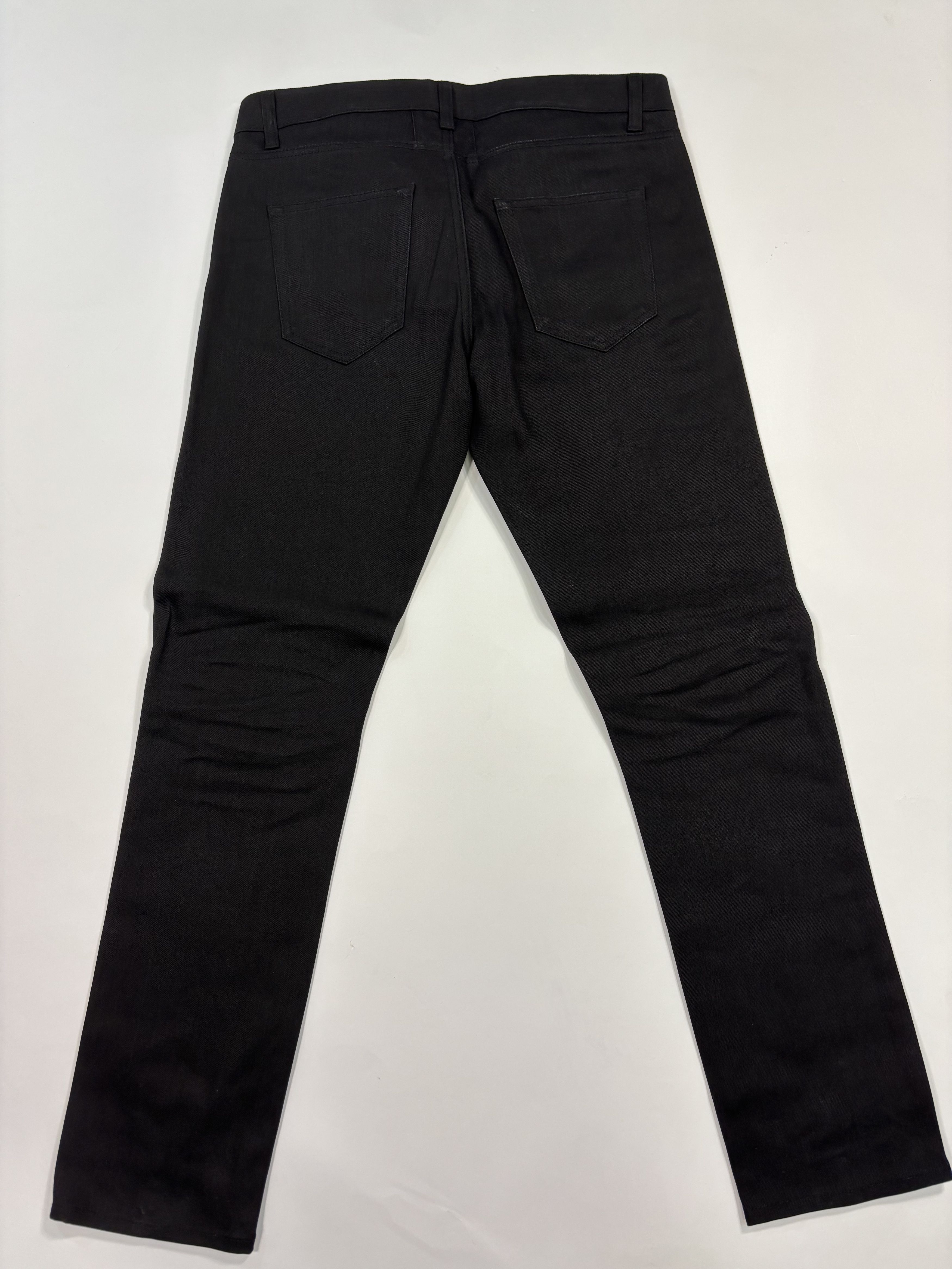 Saint Laurent Paris Saint Laurent Distressed Black Pants Size US 32 / EU 48 - 4 Thumbnail