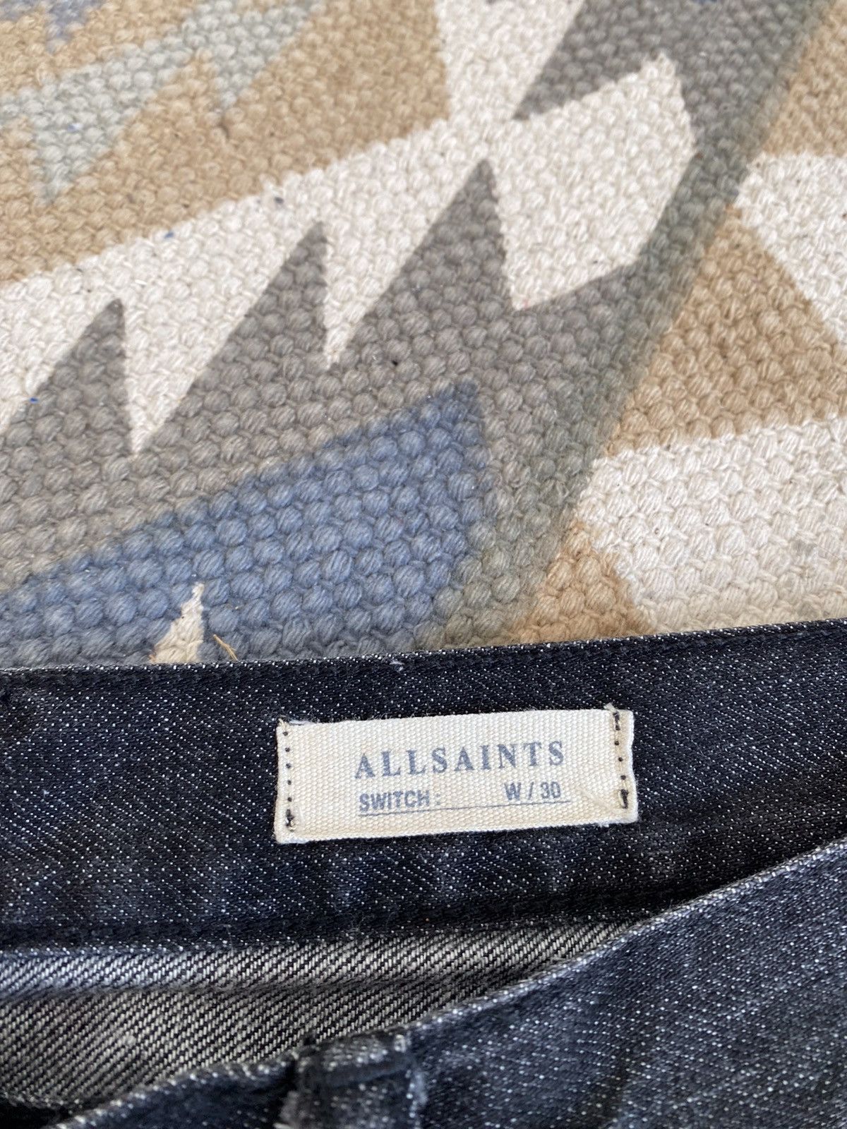 Allsaints Allsaints Cotton Distressed Washed Denim Shorts Size US 30 / EU 46 - 12 Thumbnail