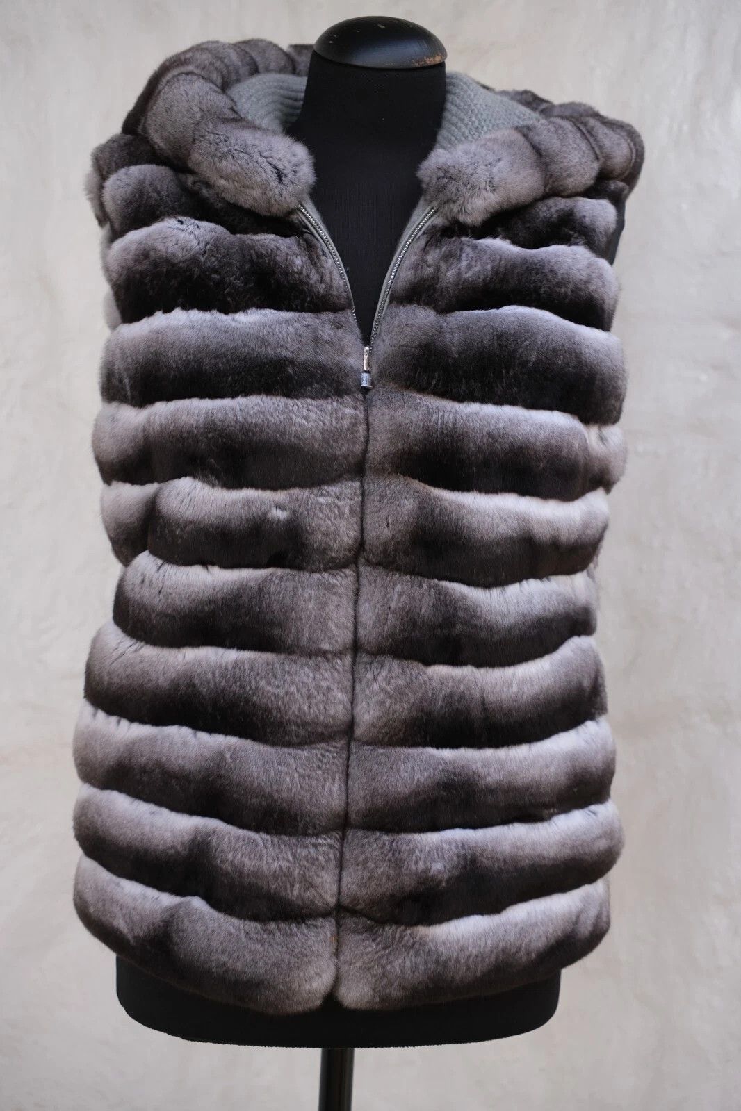 Loro Piana SUPER RARE New Loro Piana Chinchilla Reversible US12 IT46 Size L / US 10 / IT 46 - 1 Thumbnail