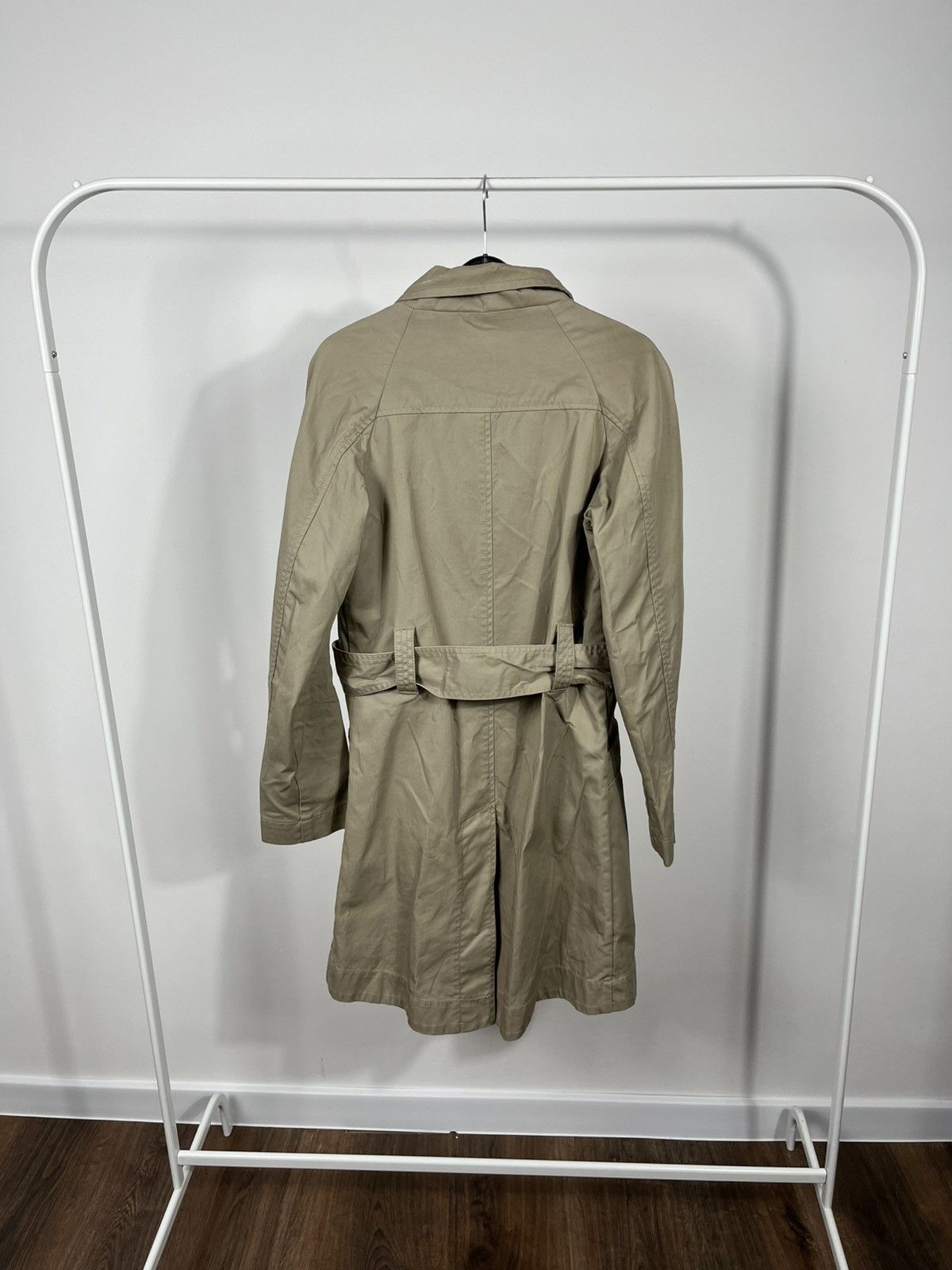 Miss Sixty Miss Sixty Women Beige Trench Coat XS Belted Buttoned Jacket Size XS / US 0-2 / IT 36-38 - 11 Thumbnail