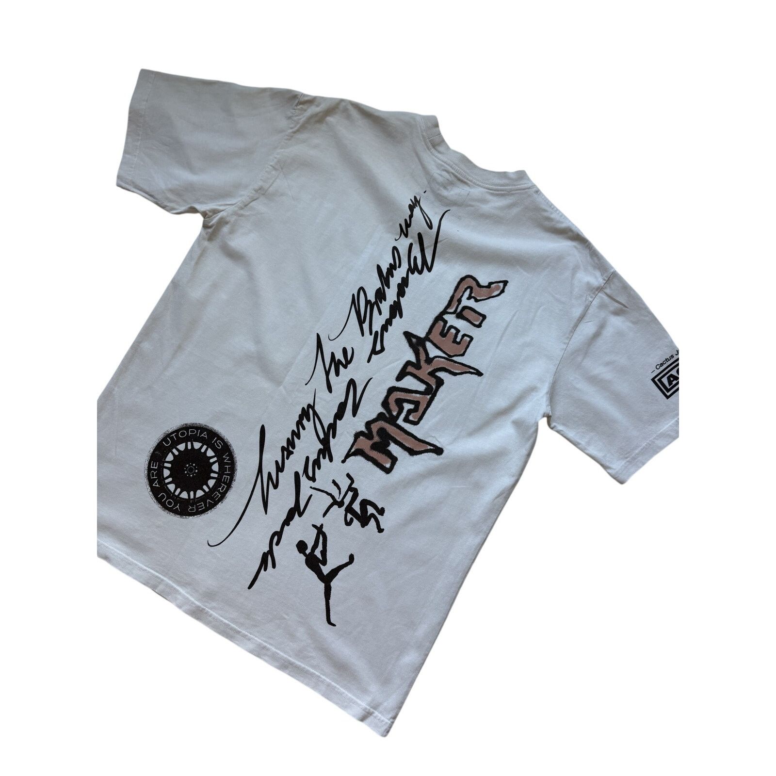 Travis Scott Cactus Jack x Travis Scott x Brabus White Tee Complex Con Size US L / EU 52-54 / 3 - 1 Thumbnail